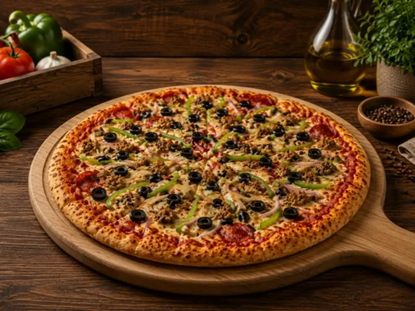 Vegetable Pizza Large