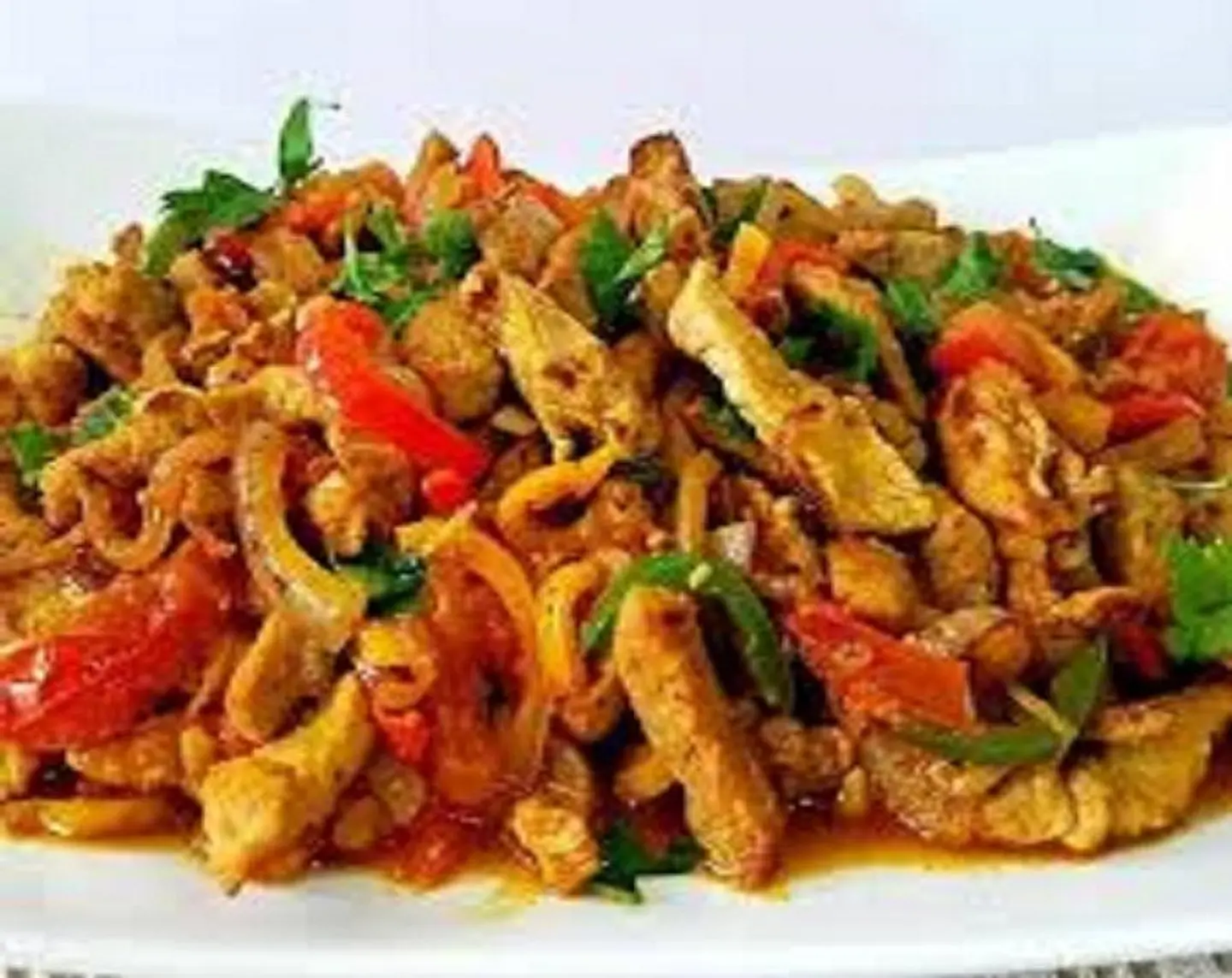 Spicy Sautéed Chicken Platter