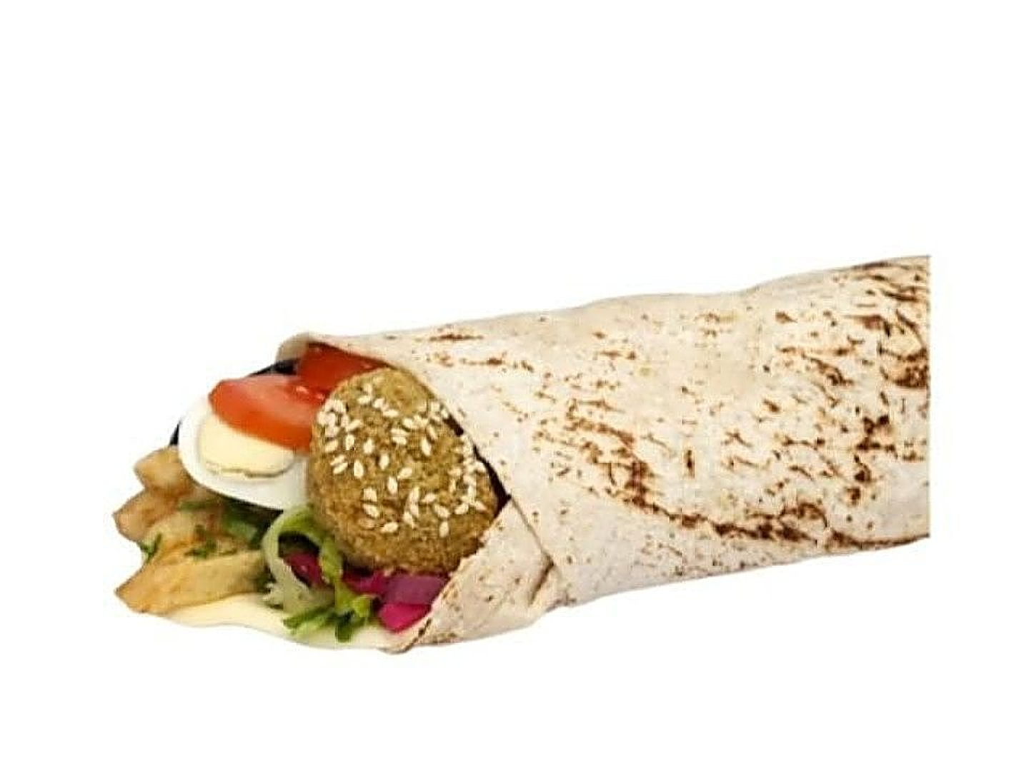 فلافل خبز صاج