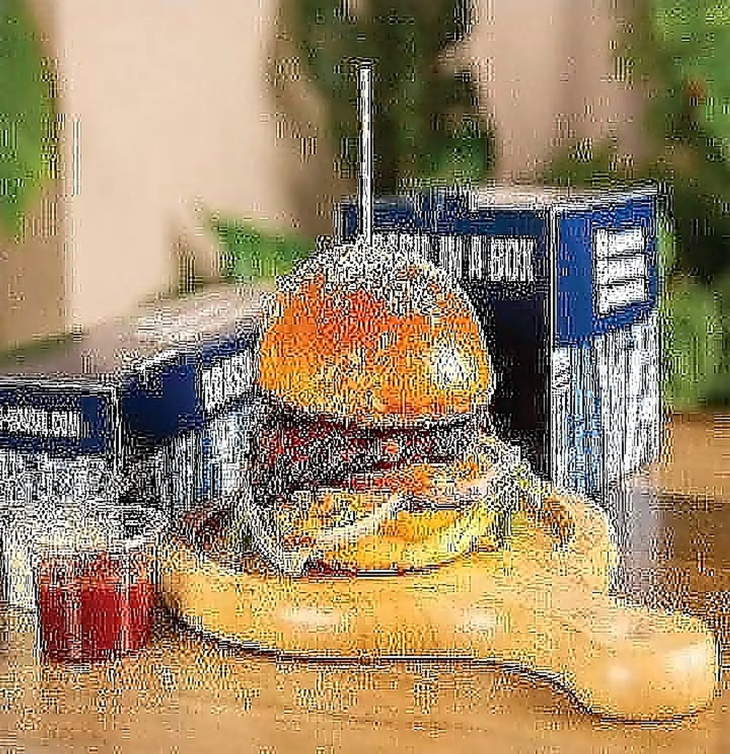 برجر دجاج مالاغيتا الحار