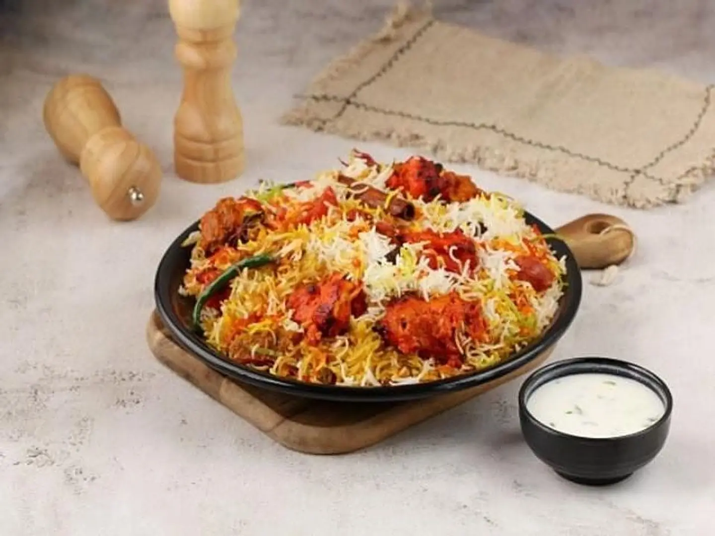 Half Chicken Bbq Biryani