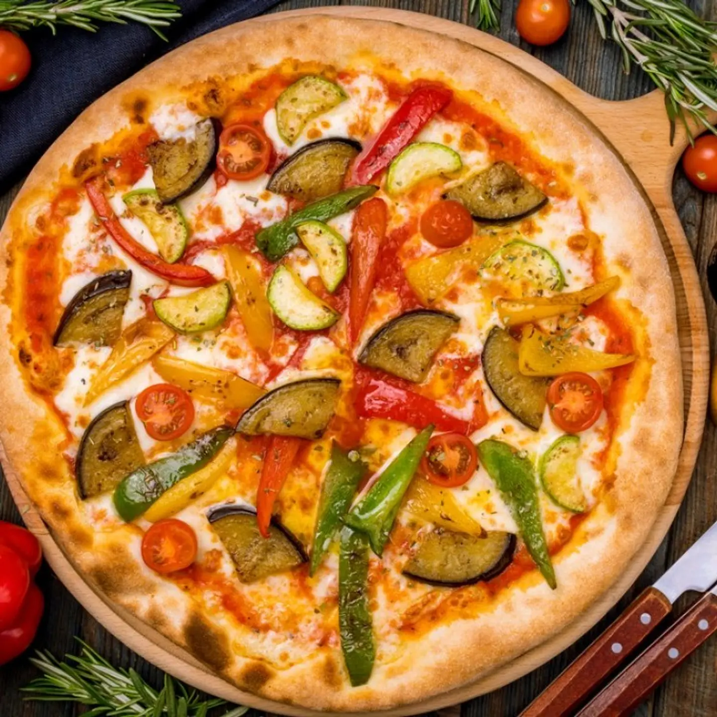 Medium Vegetable Pizza