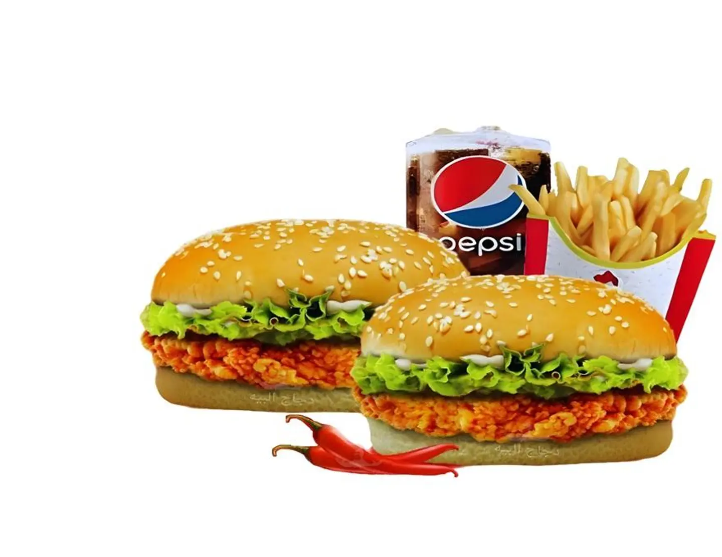 Twin Chicken Zinger Plus Meal