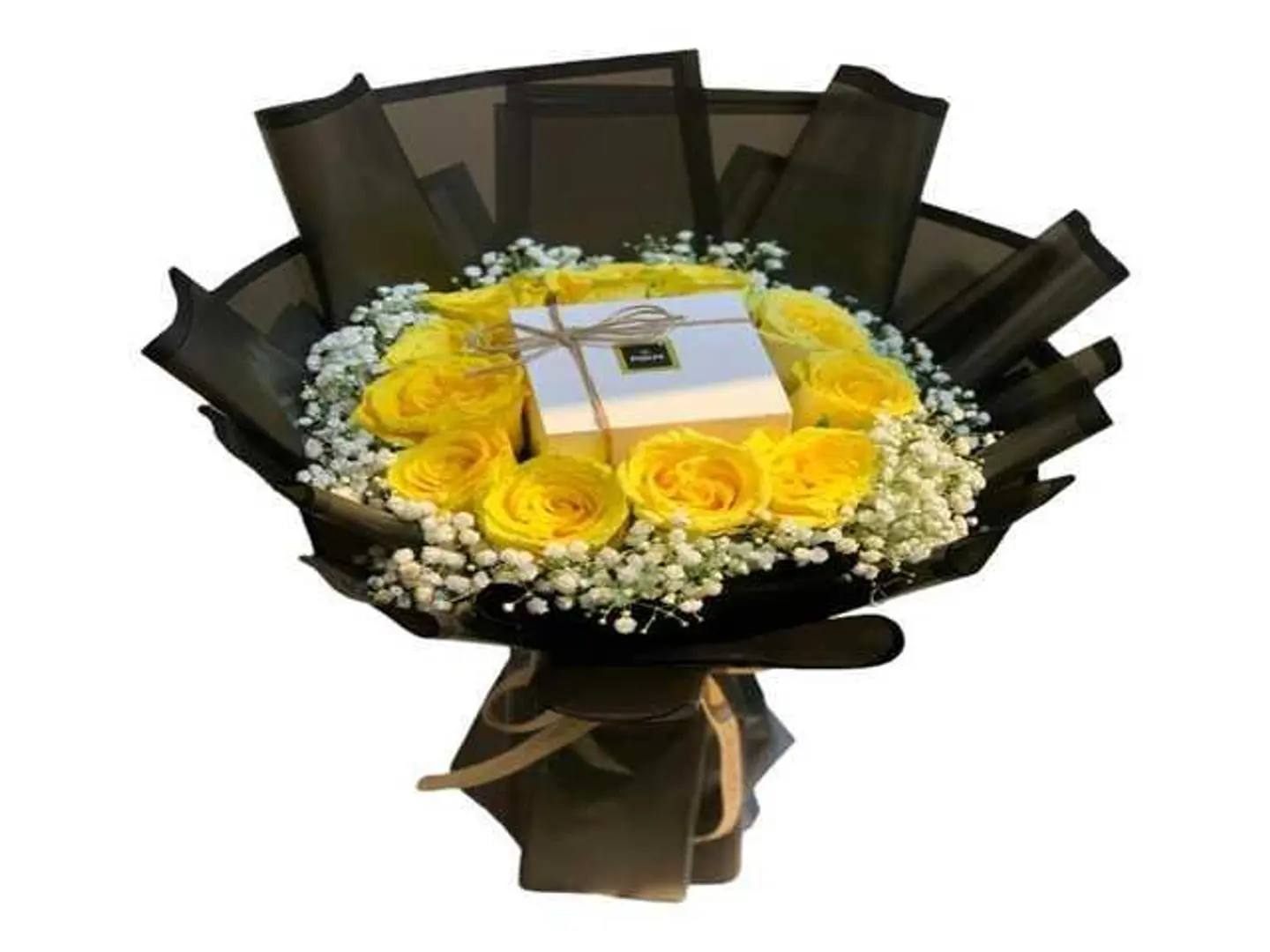 باقة صفراء مع باتشي