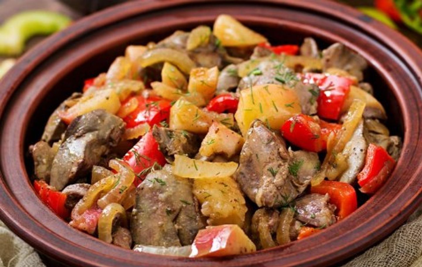 صحن كبدة بالجبنة