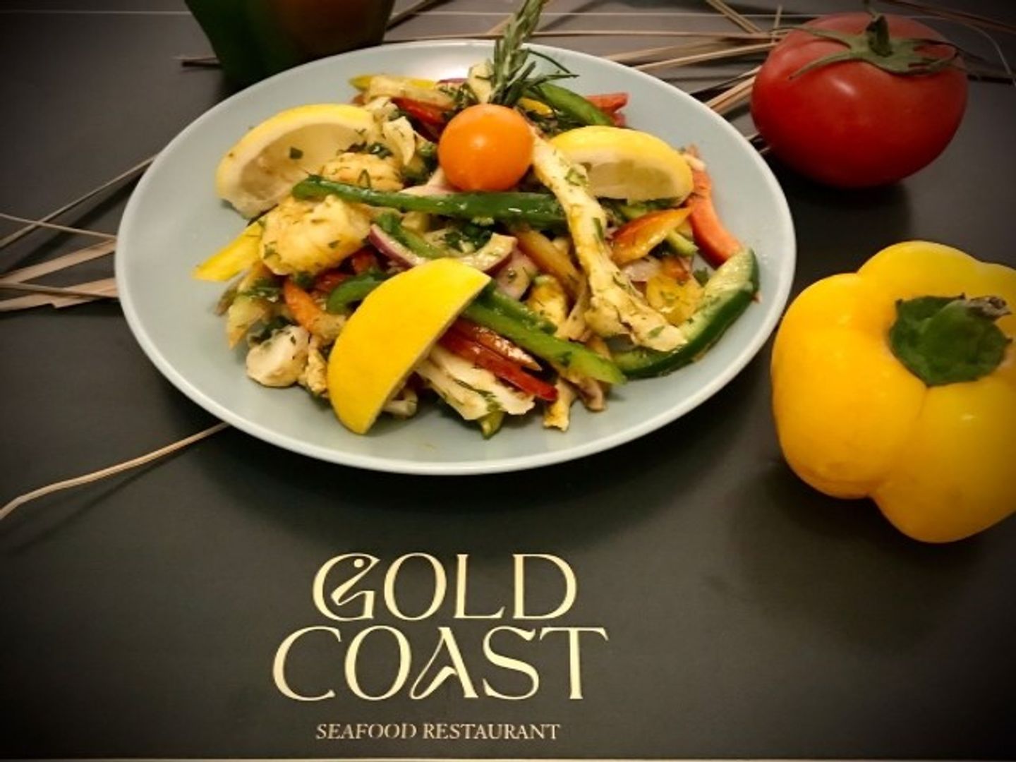 Seafood Salad With Oil And Lemon
