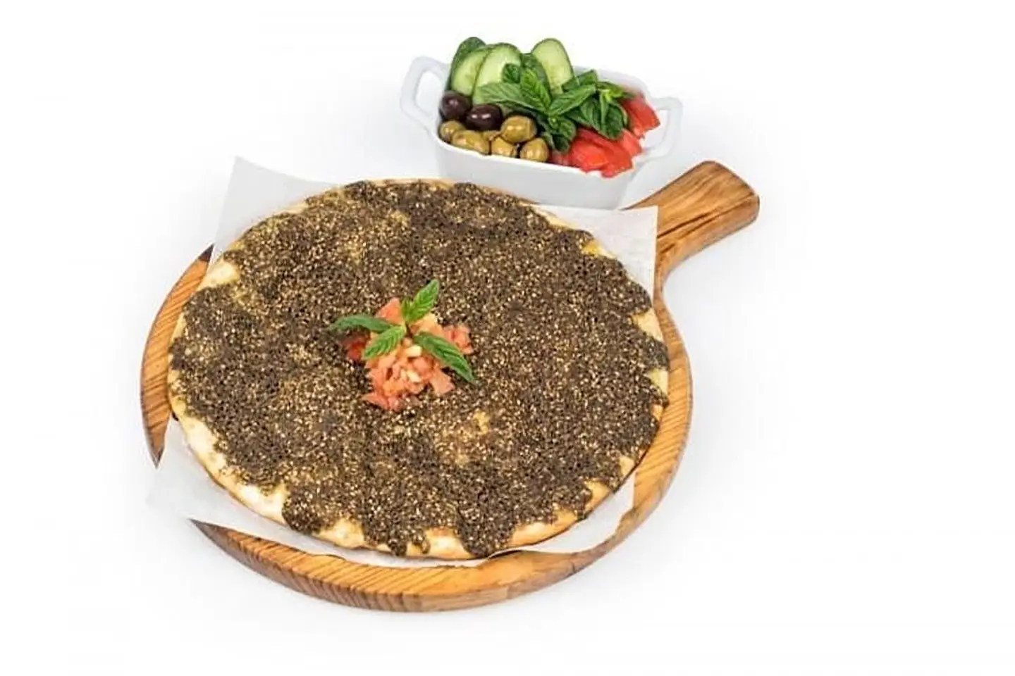 Cheese With Zaatar And Olives