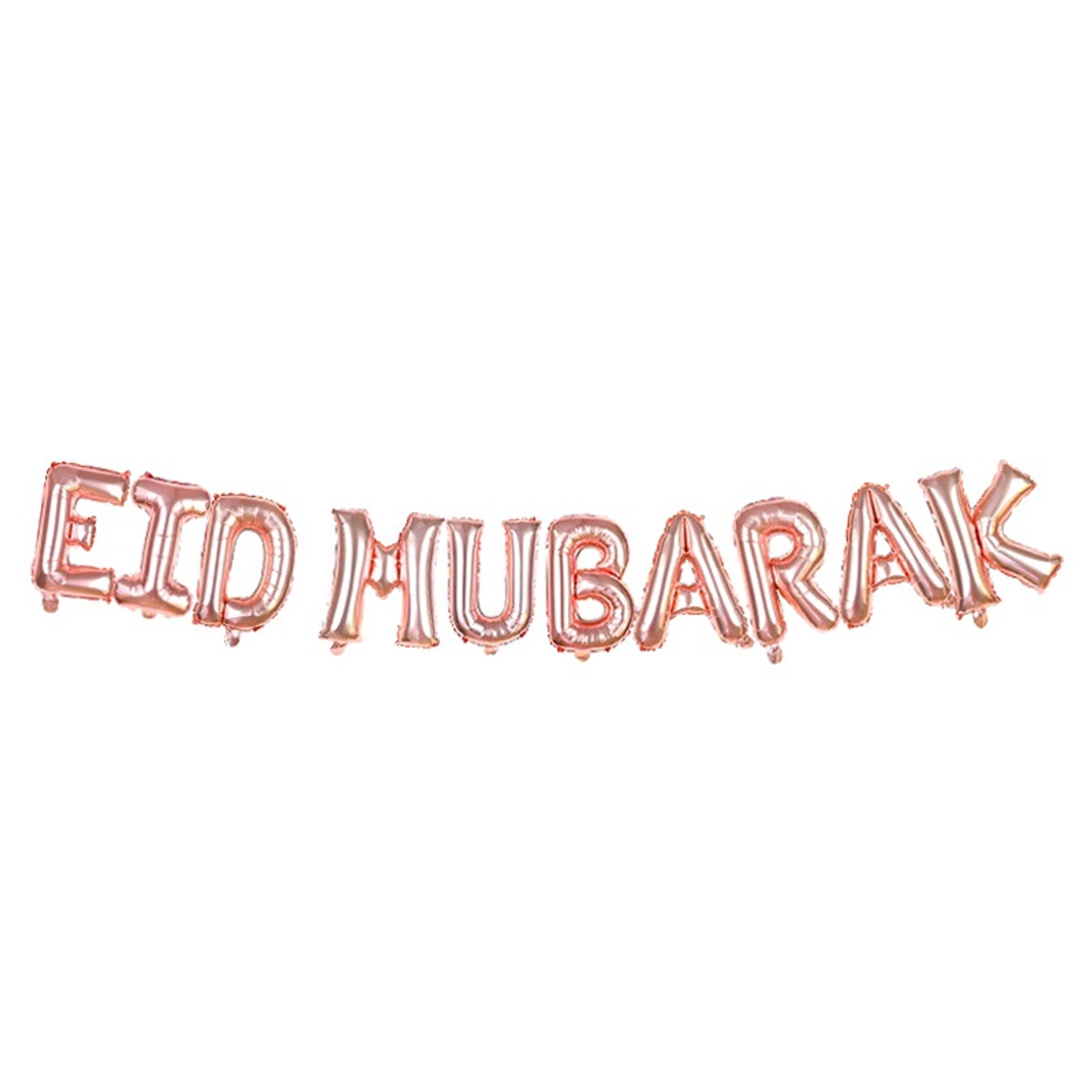 حروف روز جولد عيد مبارك (معبأة هواء).