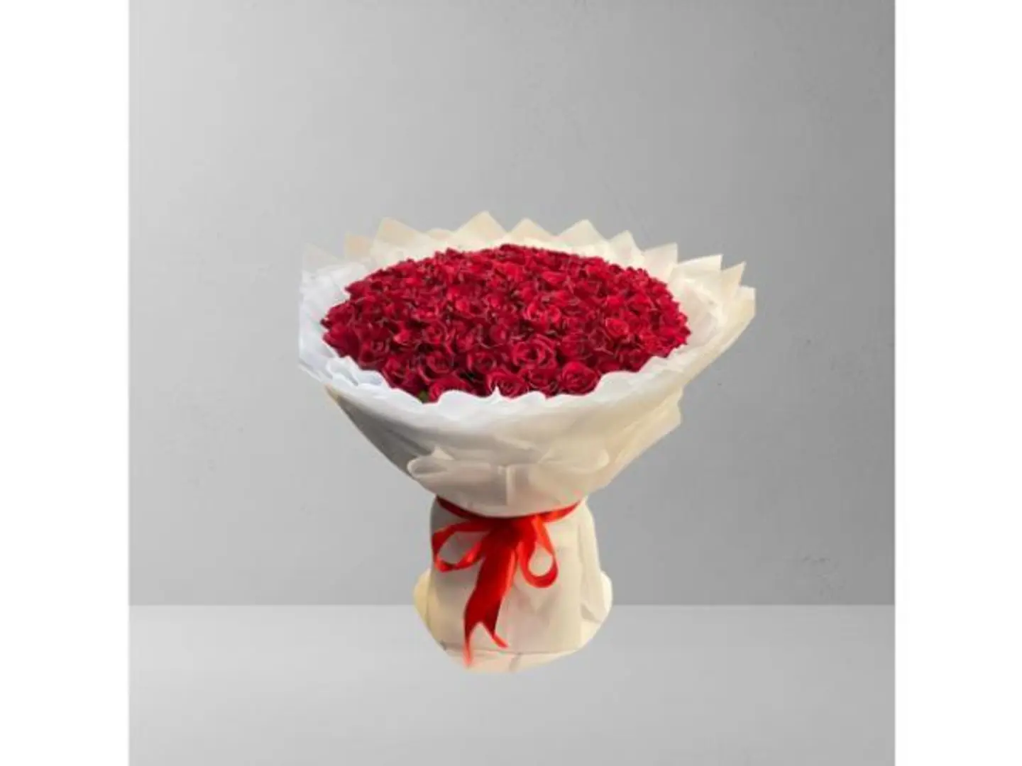 Red Bouquet (Clear Wrapping)