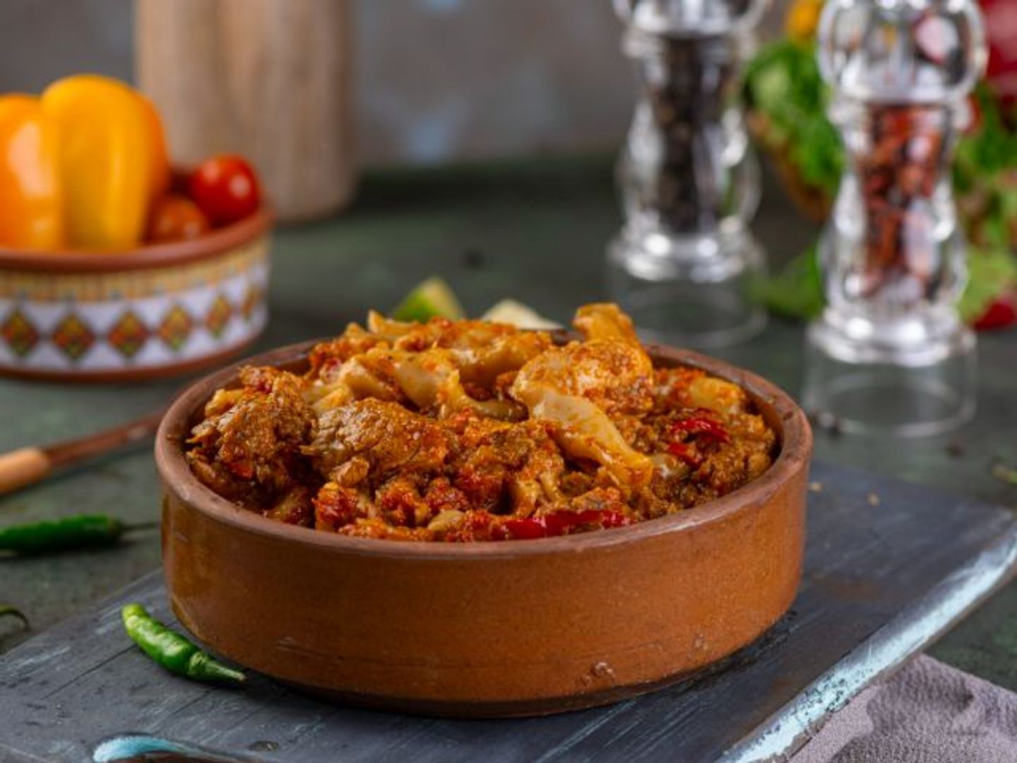 طاجن مكرونة بالدجاج