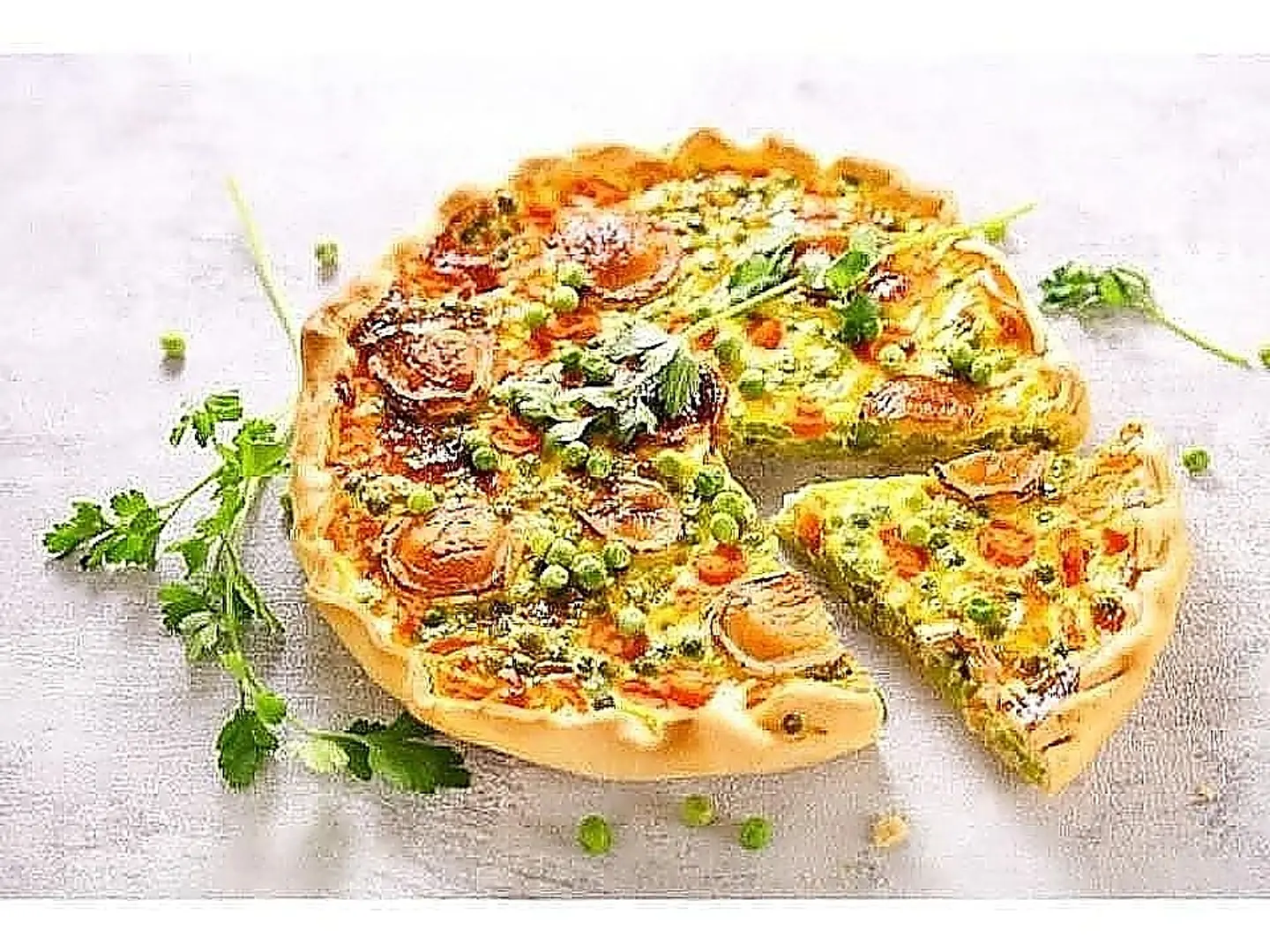 Pie Egg Vegetables