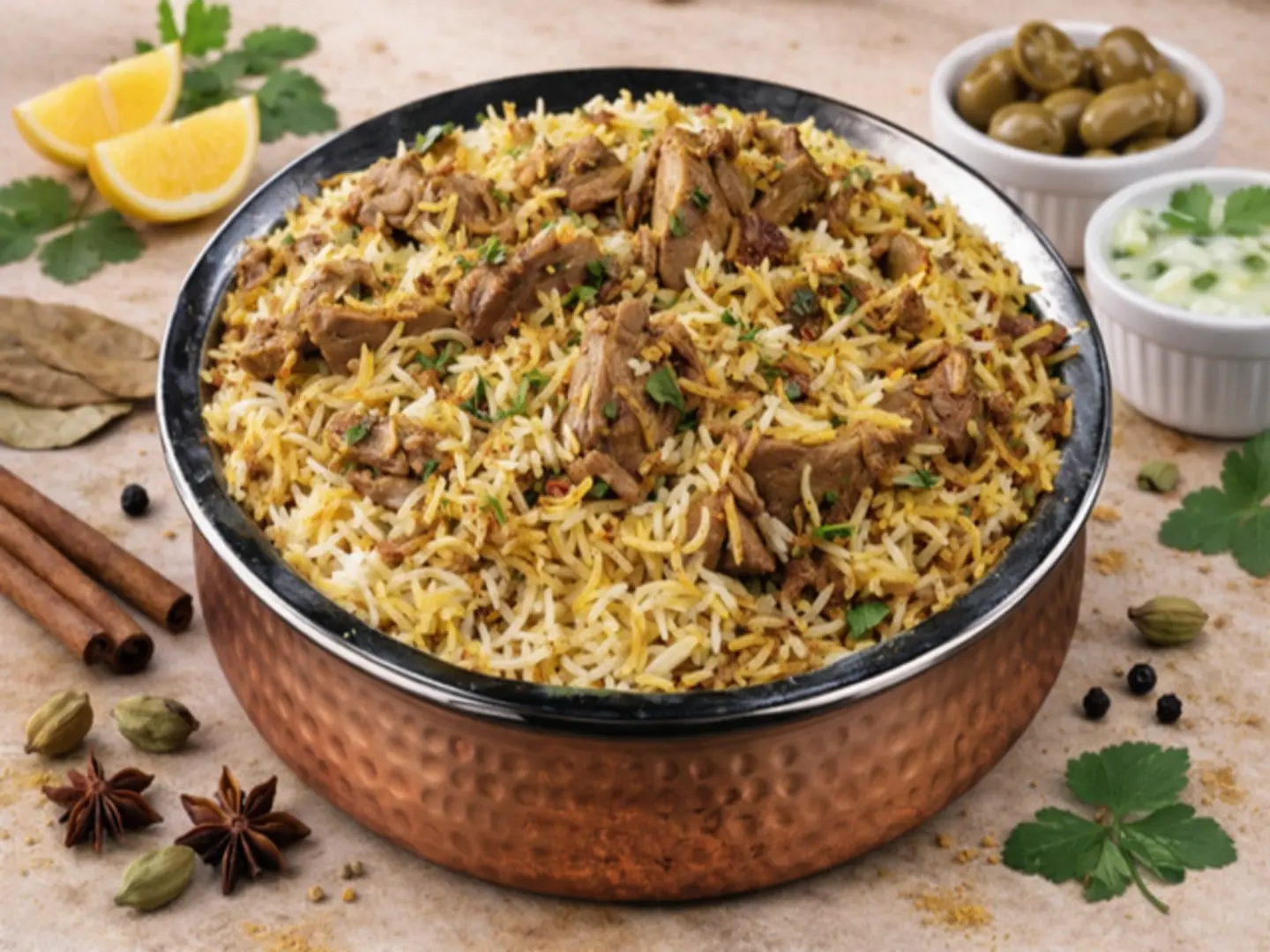 Mutton Biriyani With Bone