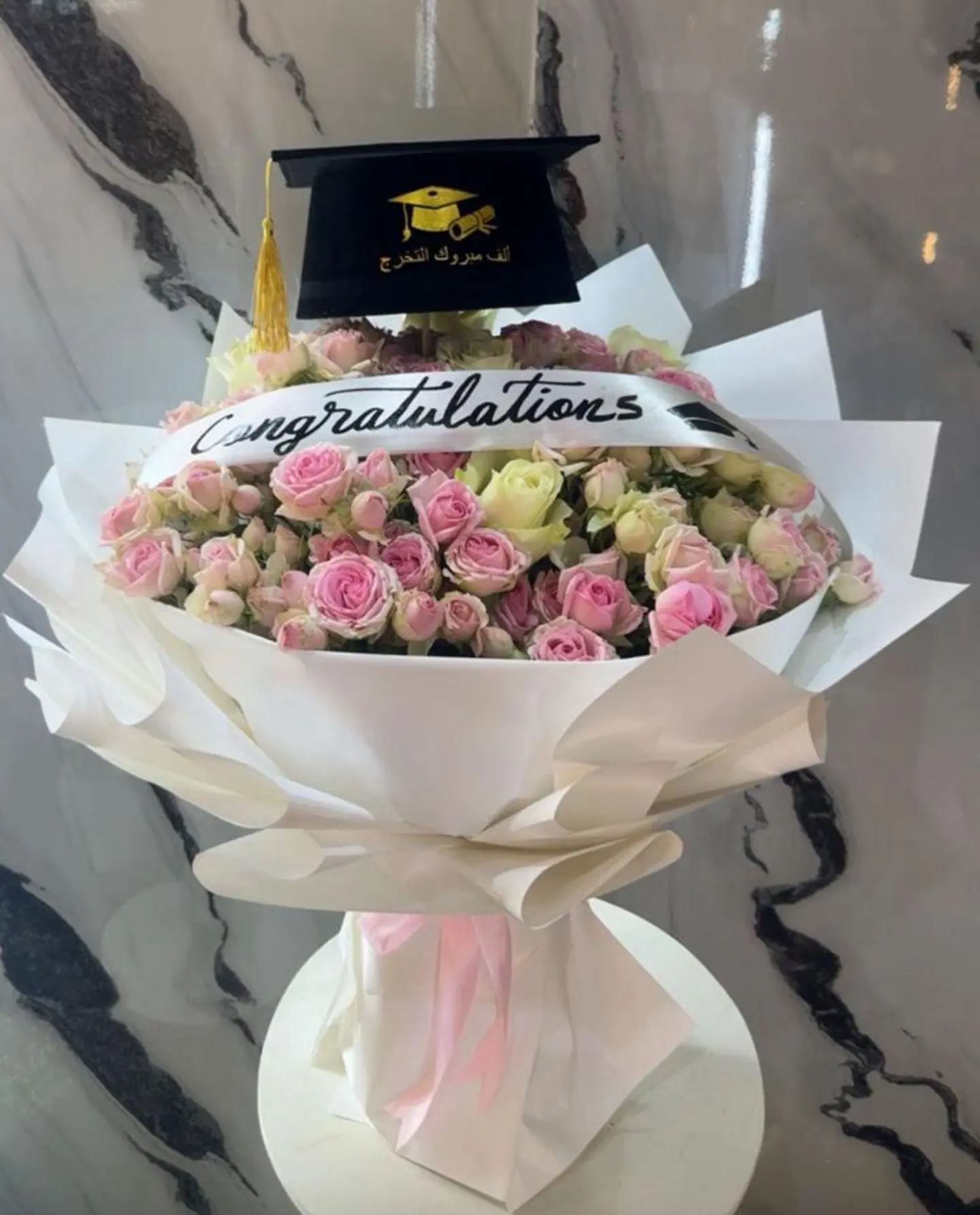 A Baby Rose Pink And White Rose