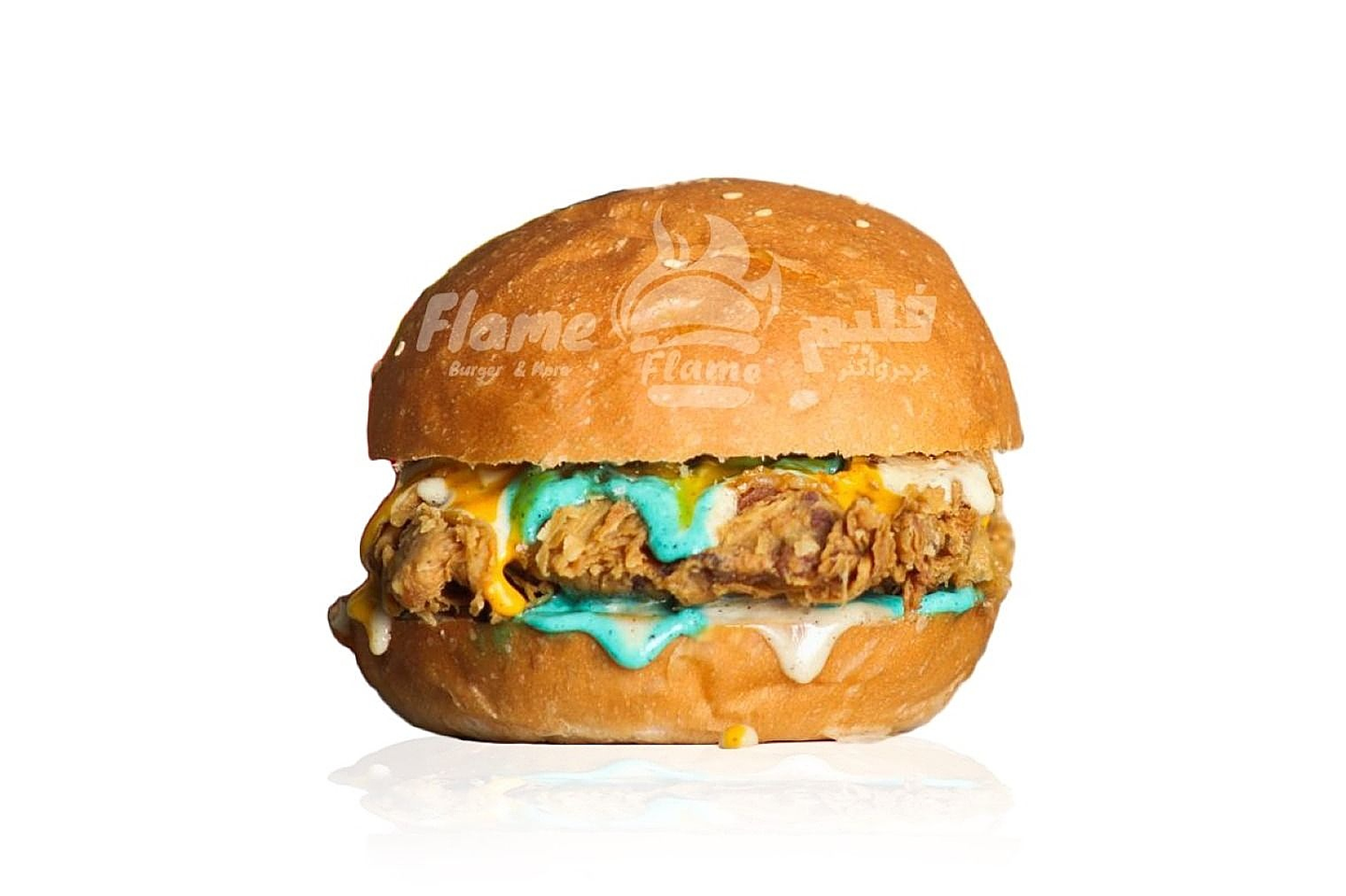 برجر دجاج كرسبي وجبه