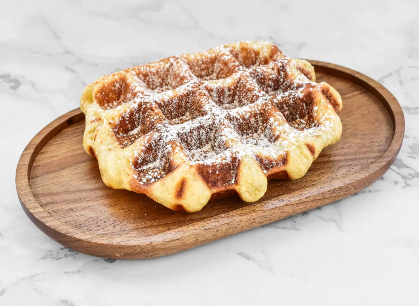 وافل بالشكولاتة الداكنة