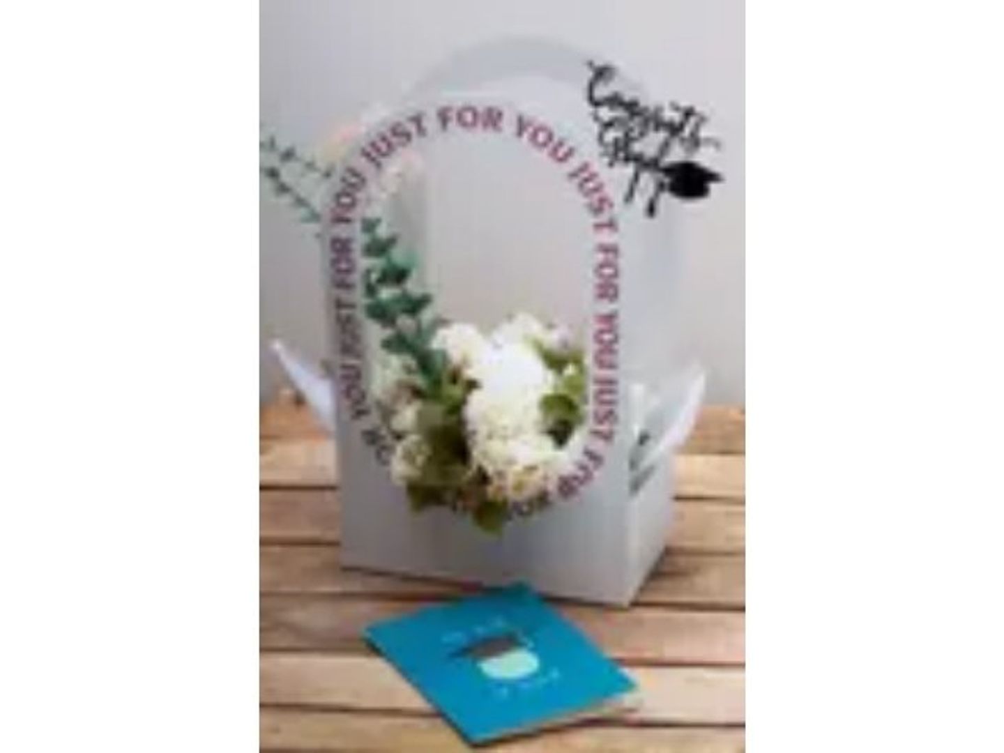Graduation Bouquet, Cup And Candle