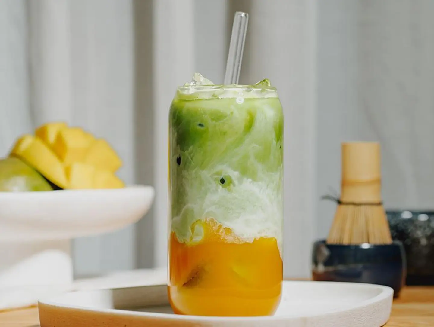 ماتشا بالمانجو