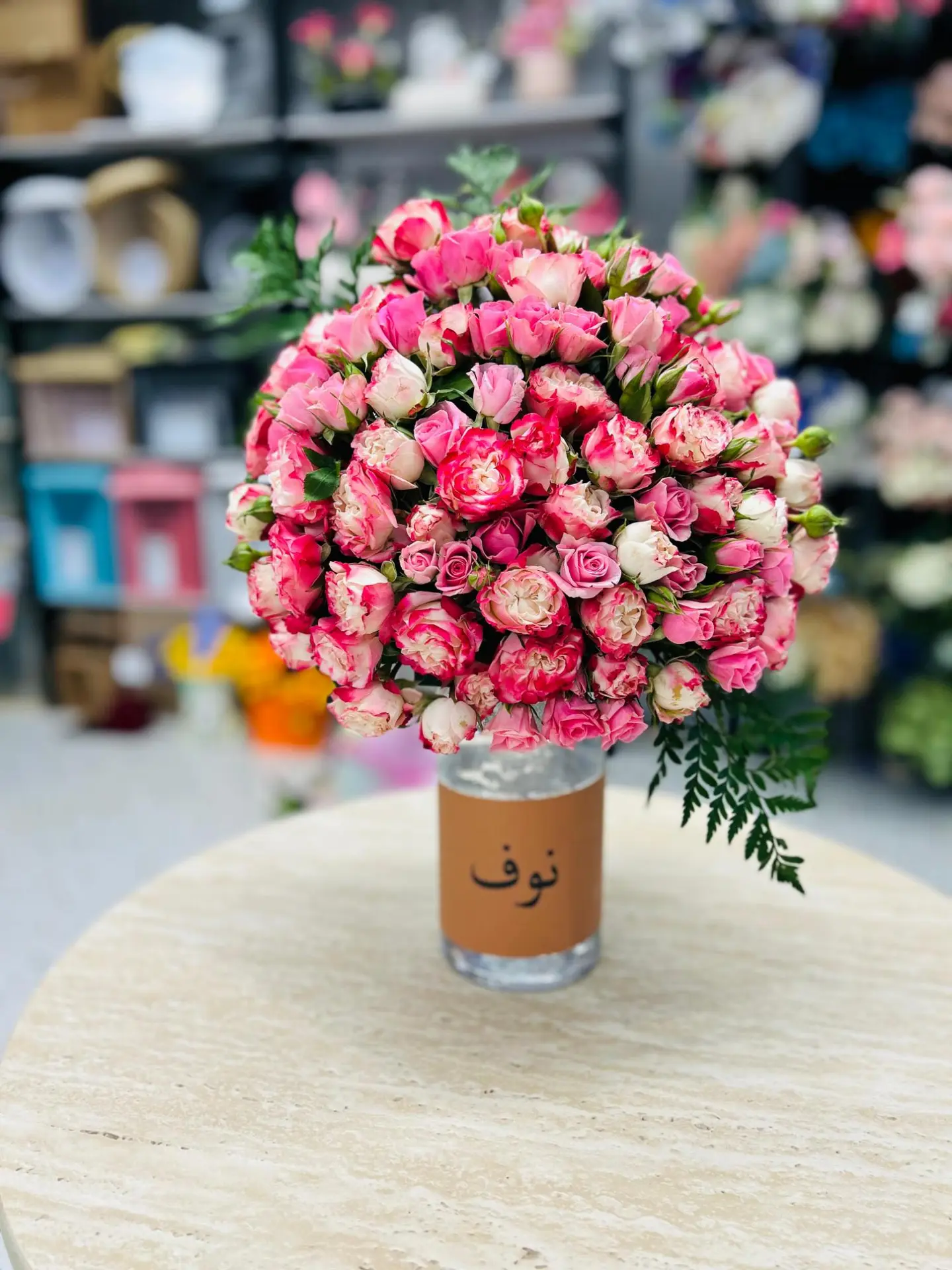 فازة ورد بيبي روز دبل كلر