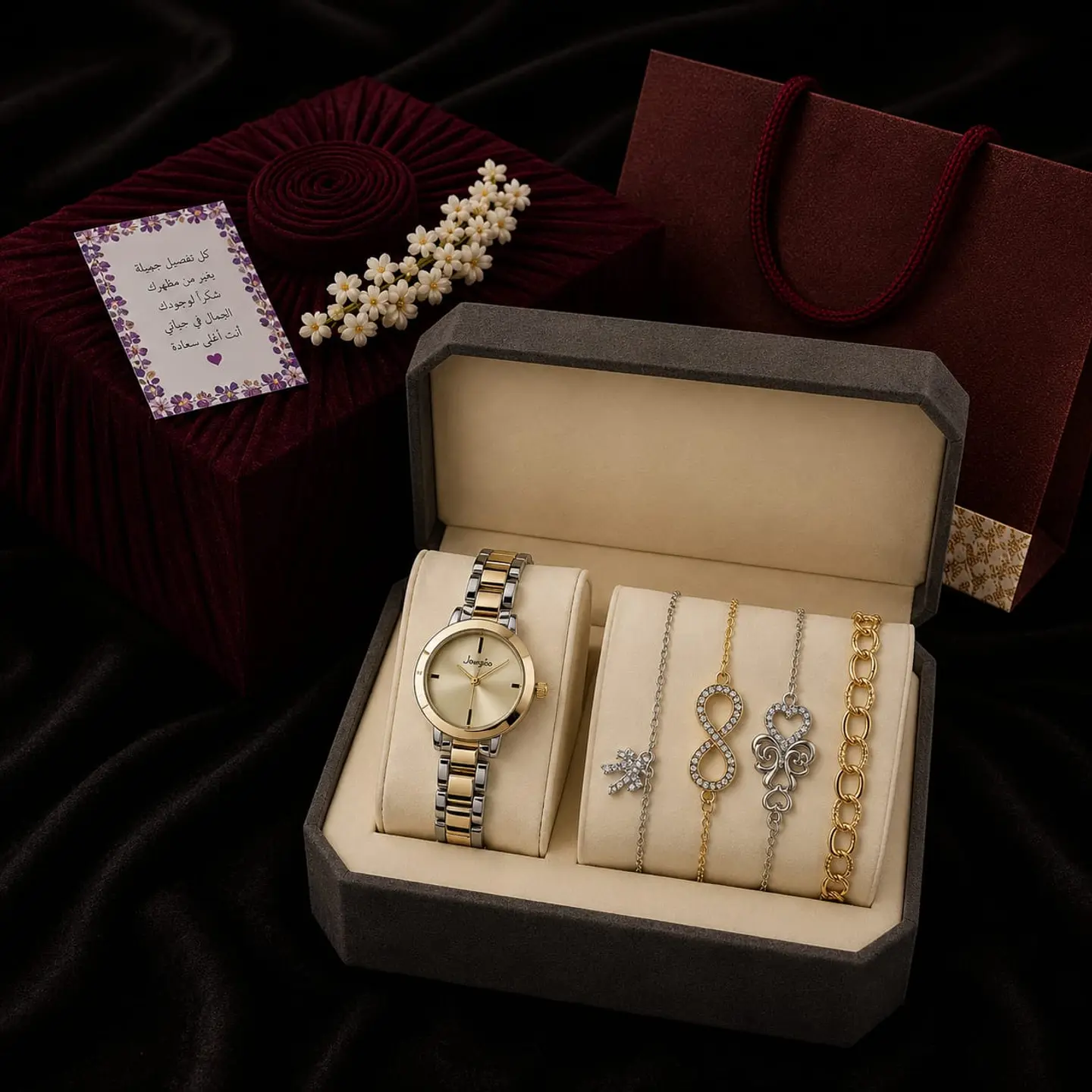 Women's Watch With A Bouquet Of Roses 18
