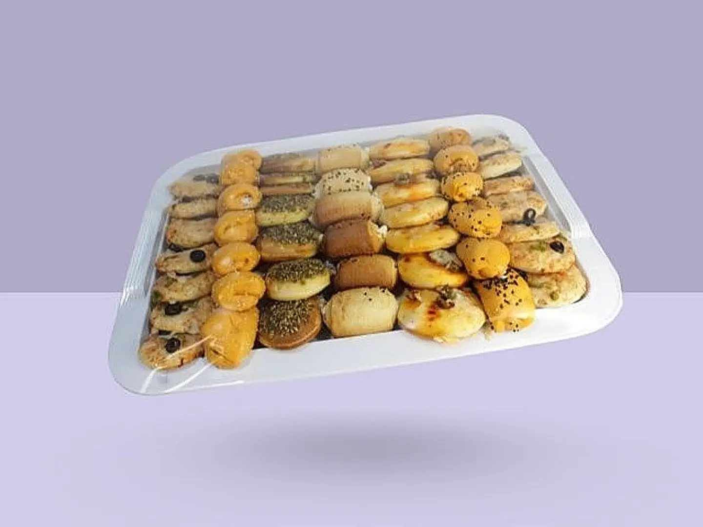 صحن فطائر مشكل كبير