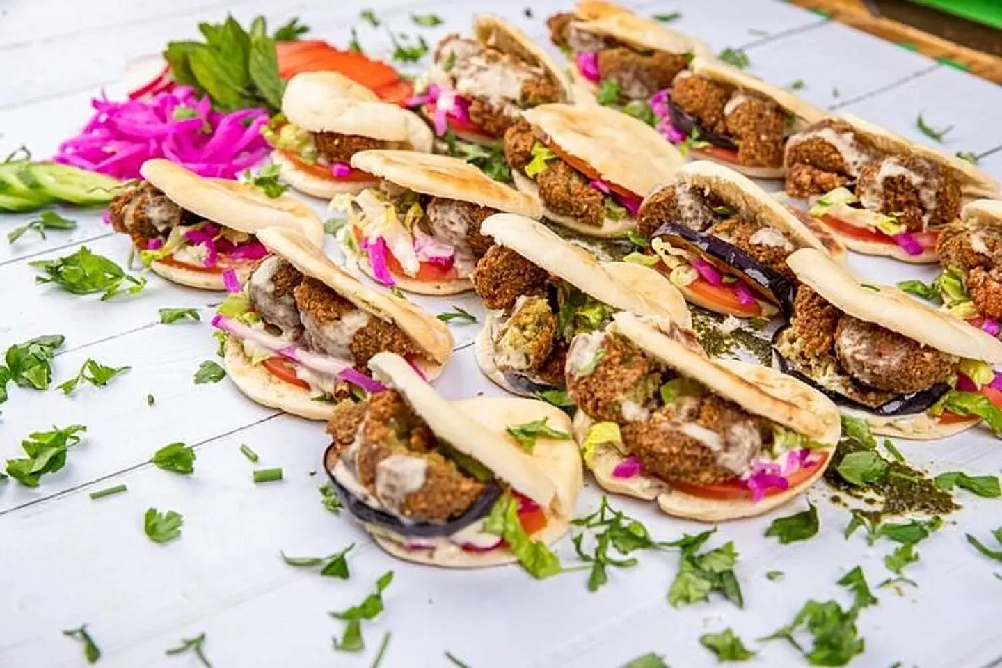 Mini Veggie Sandwiches Box