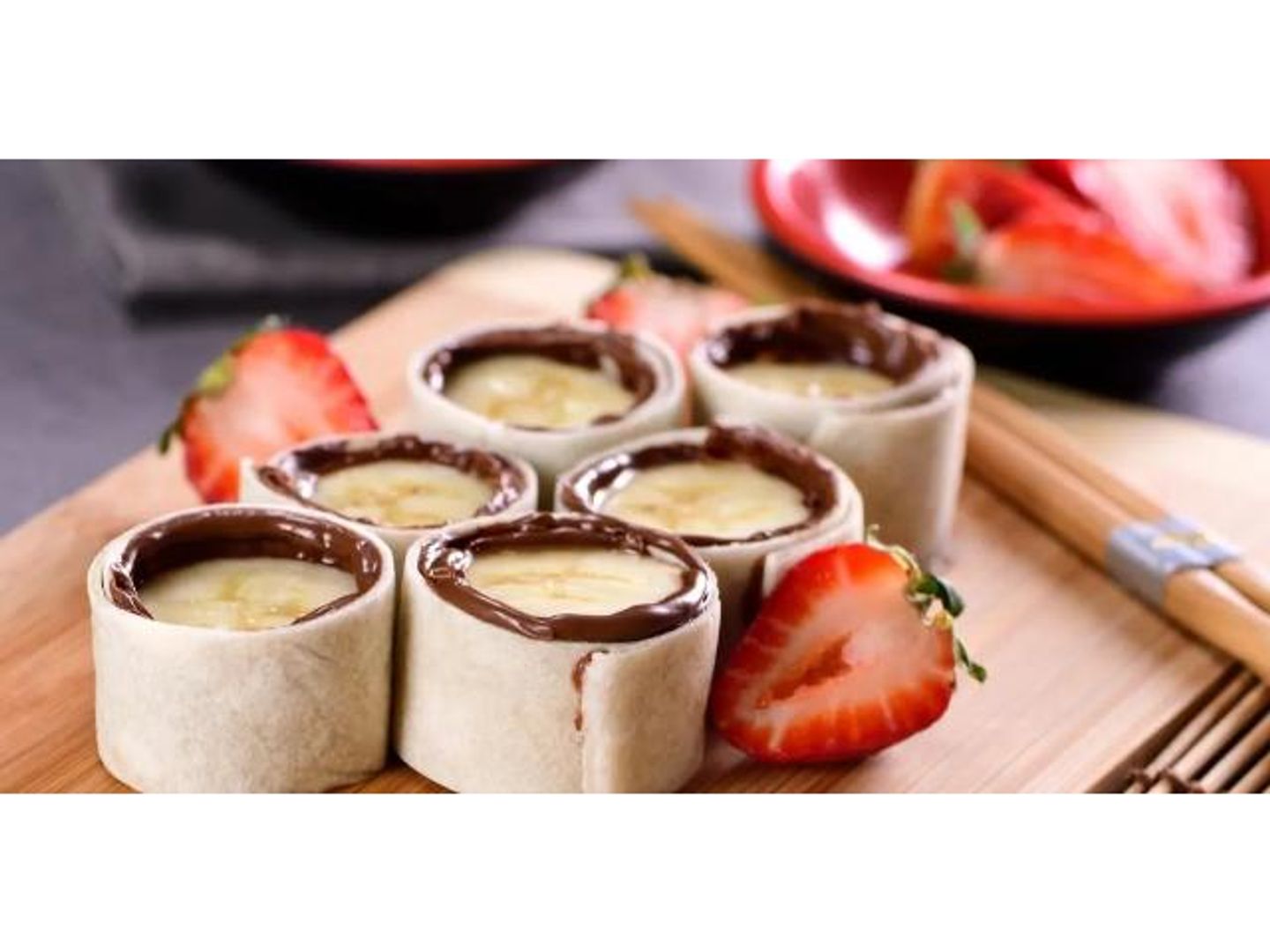Sushi Nutella With Fruits