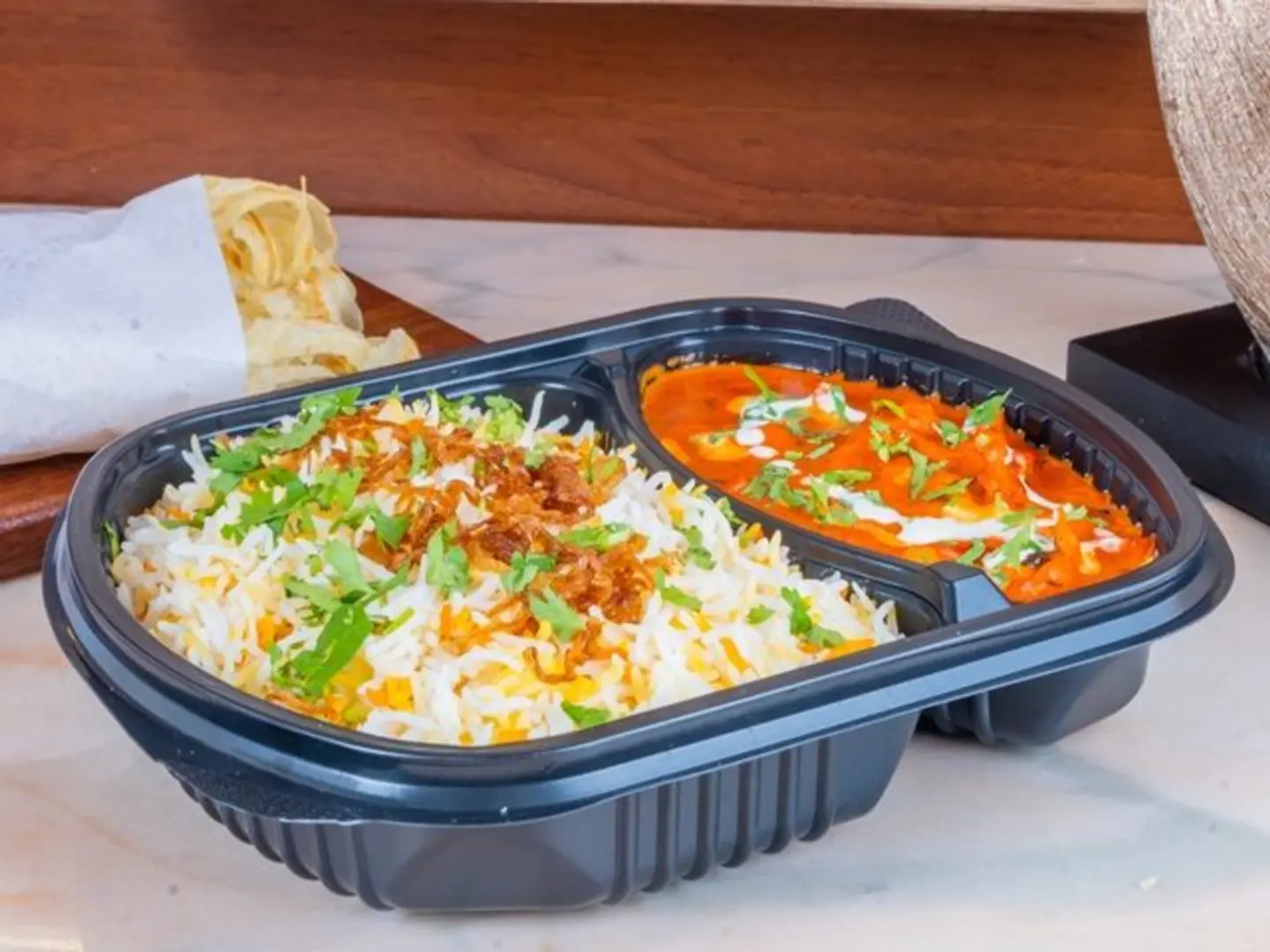 Prawns Masala With Biriyani Rice