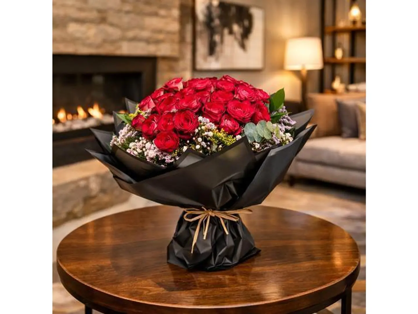 احمر دبل غلاف اسود أربعة عشر