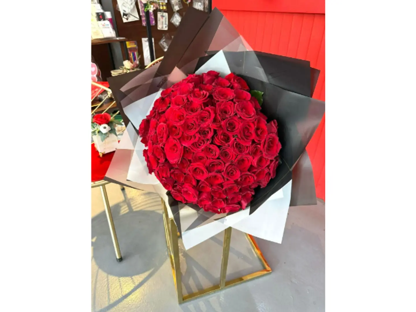 A Bouquet Of Red Roses