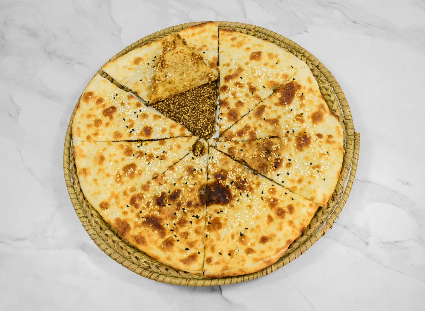 خبز زعتر حلبي