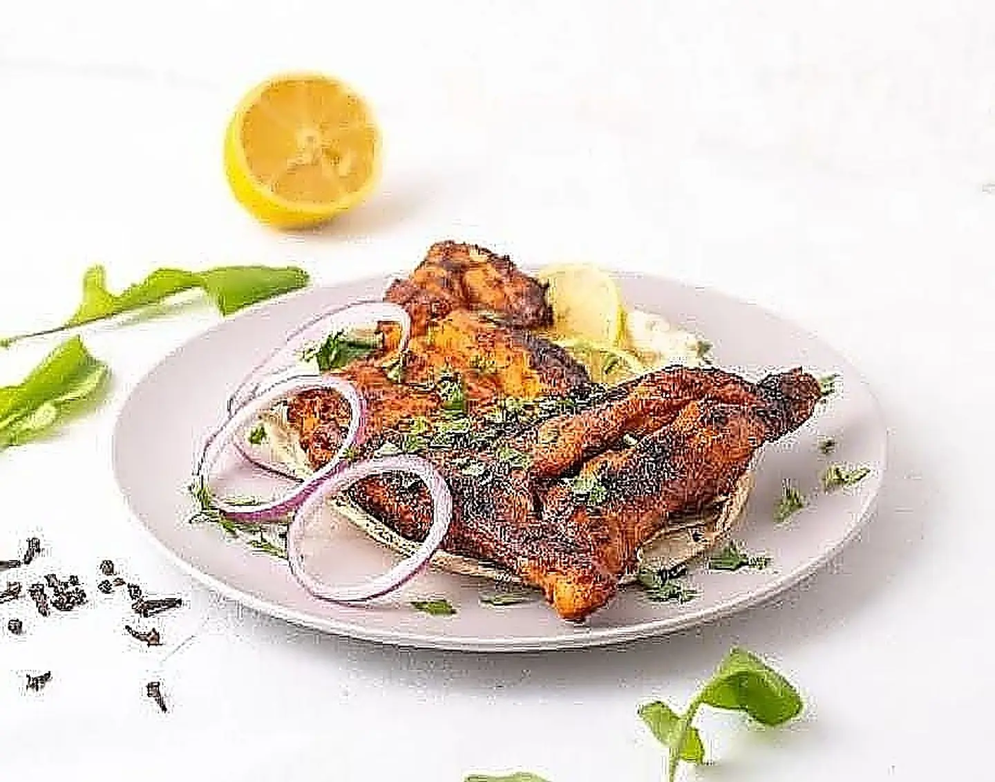 Half Chicken On Charcoal