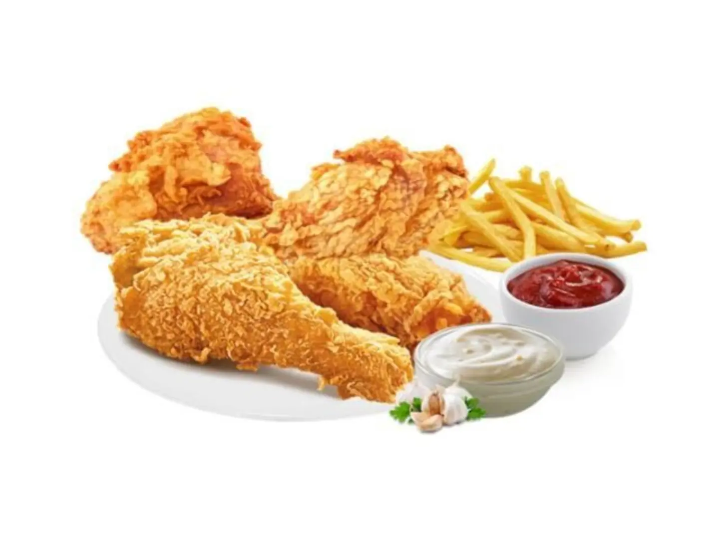 Half A Regular Fried Chicken