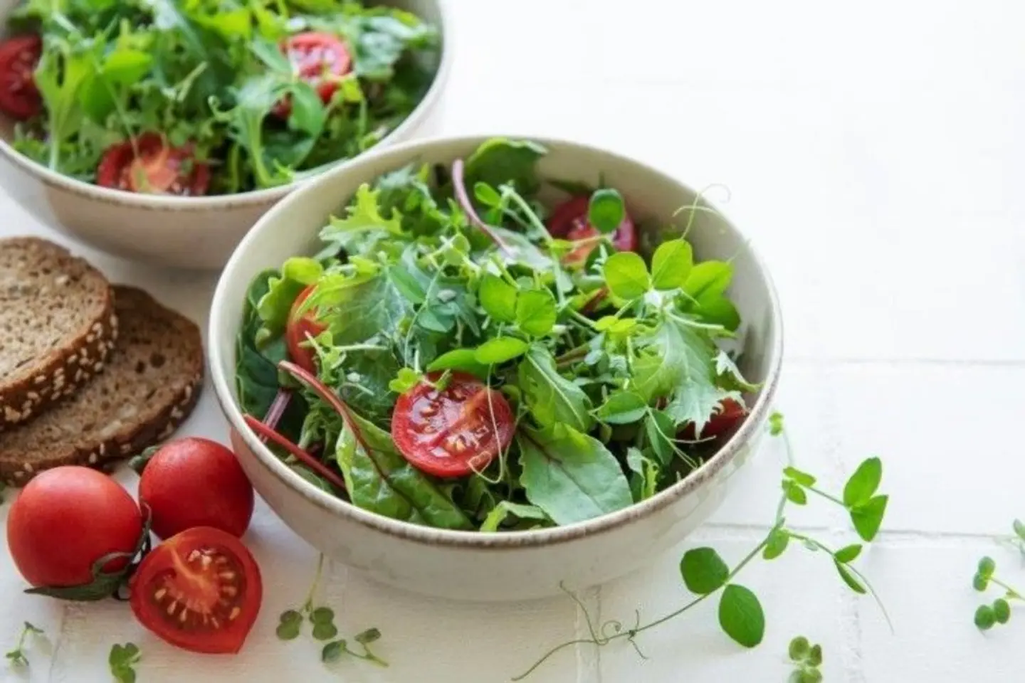 Arugula, Cucumber, Tomato