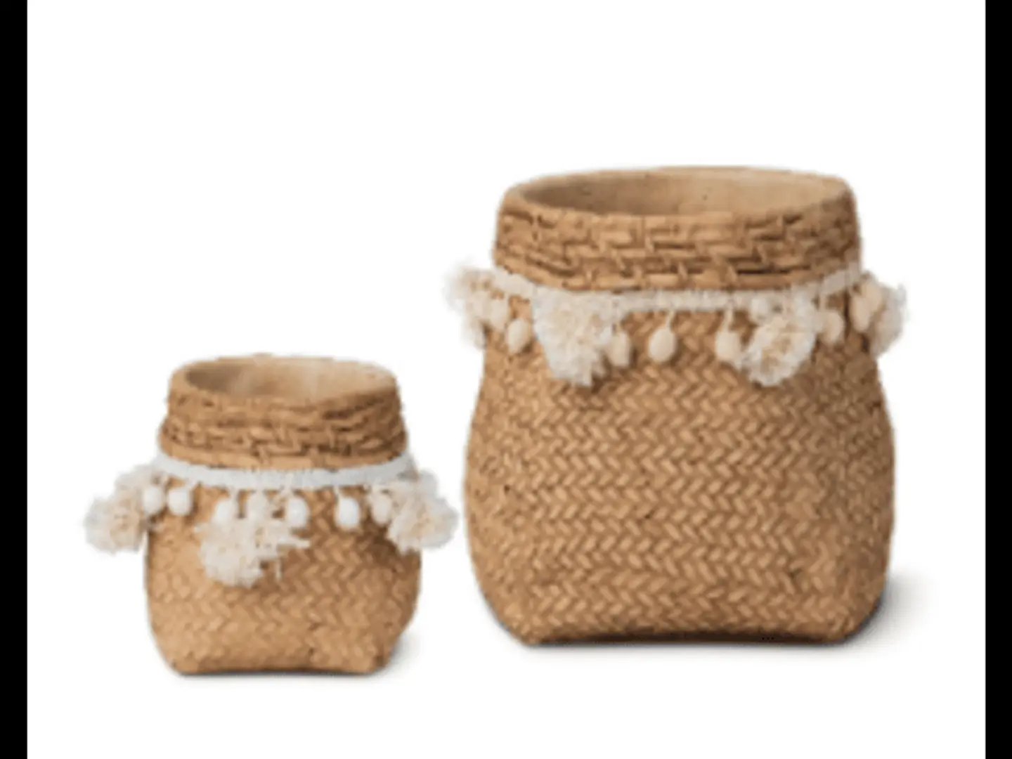 Cement Pot With A Rustic Design