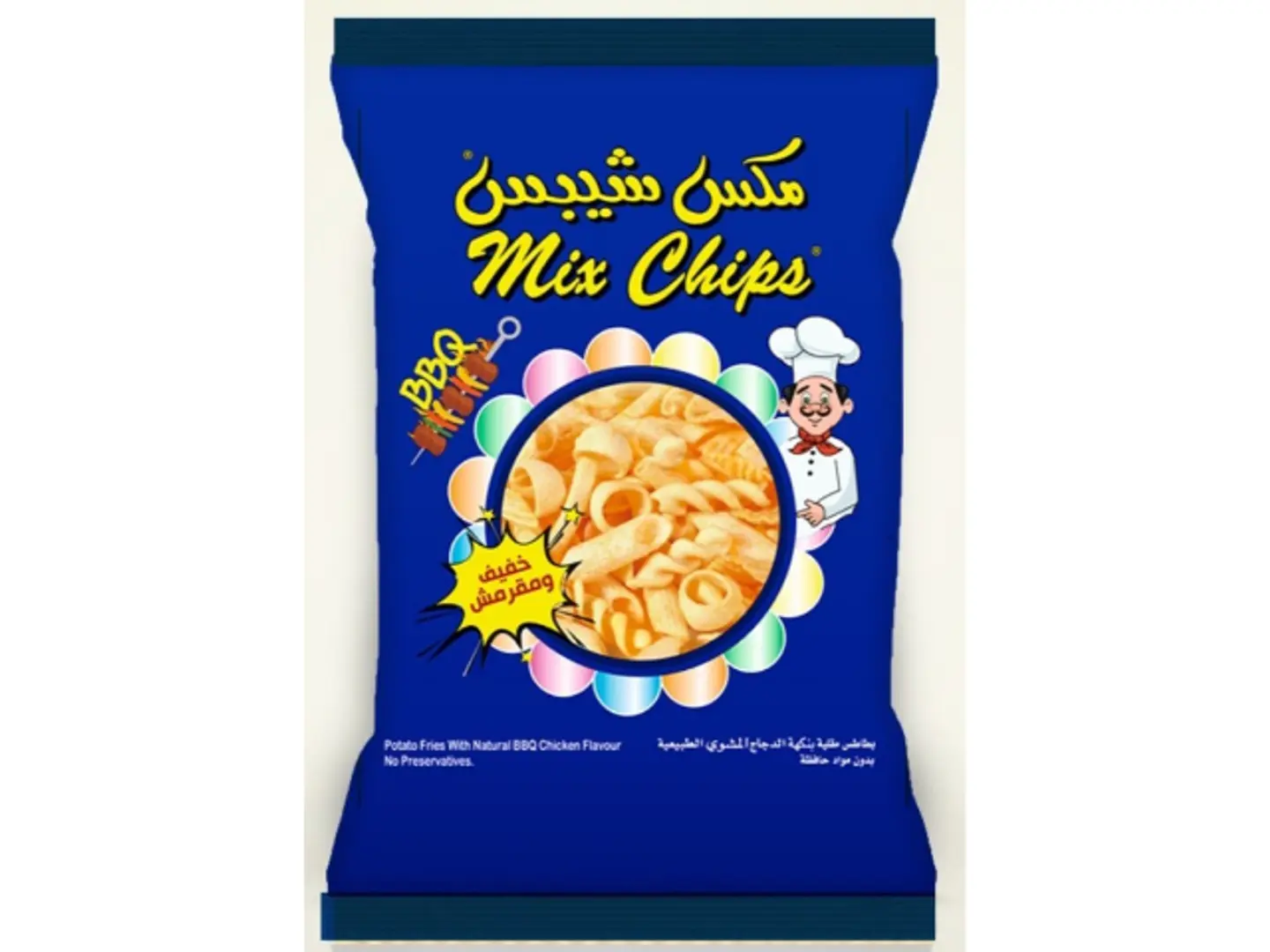 بطاطس ميكس شيبس باربيكيو