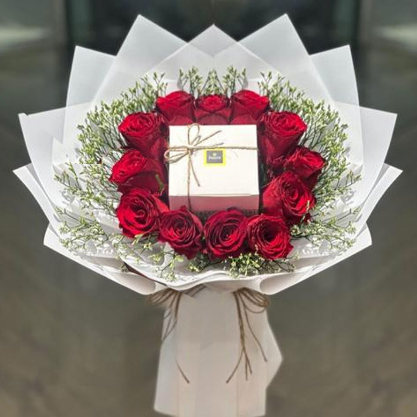 Rose, Limonium & Chocolate