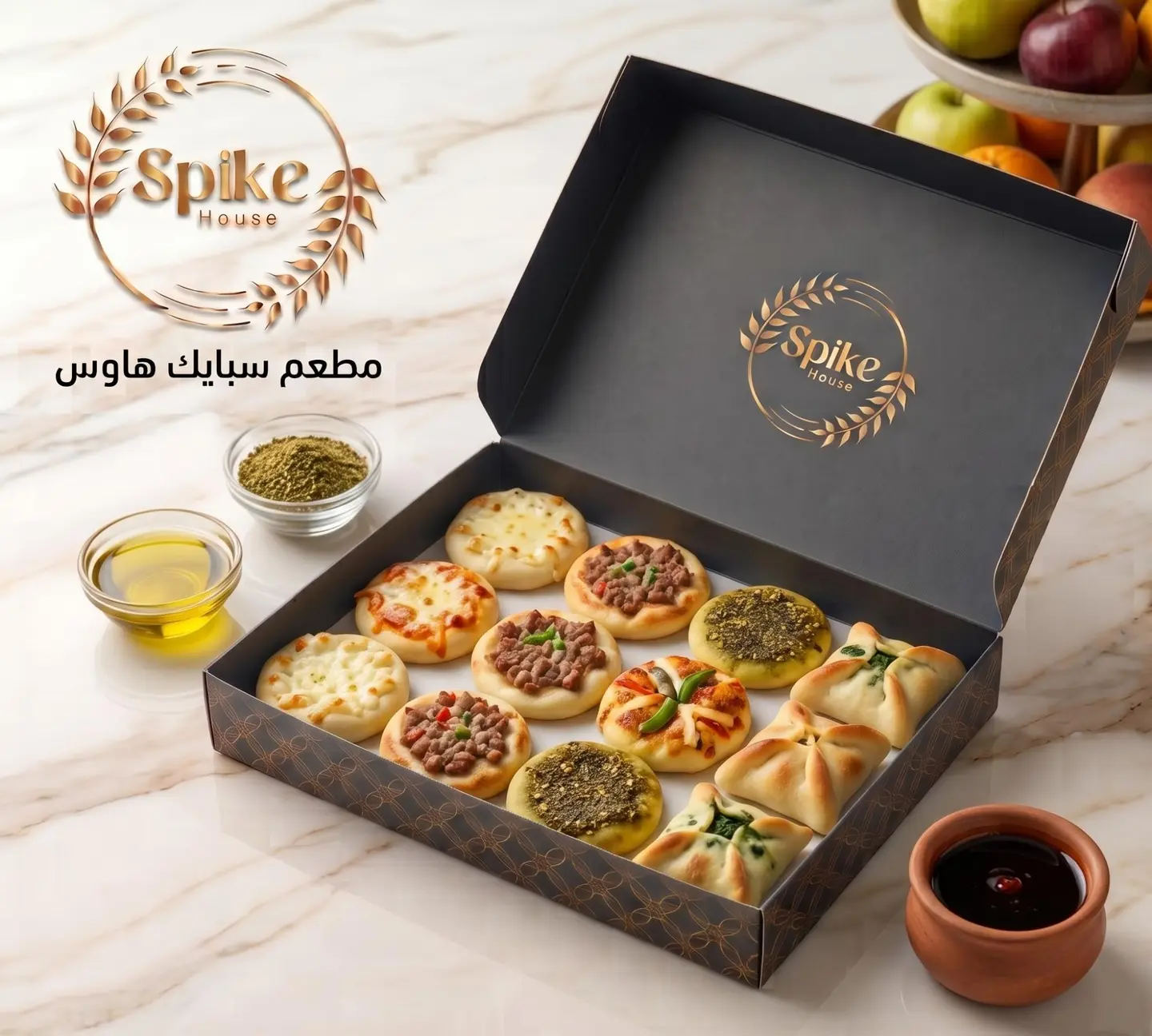 Mixed Fatayer Box (12 Pcs)