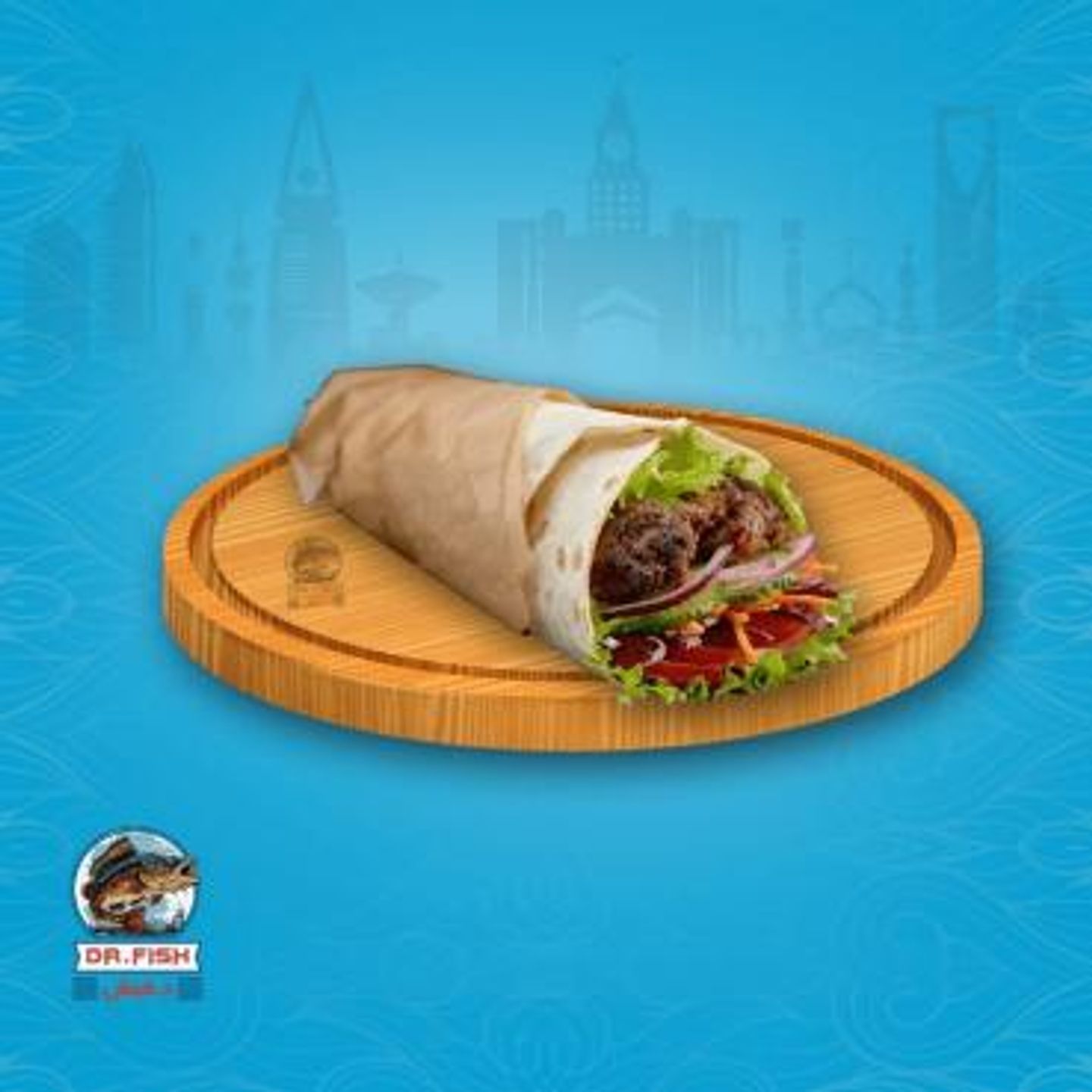 Fried Shrimp Kofta Sandwich