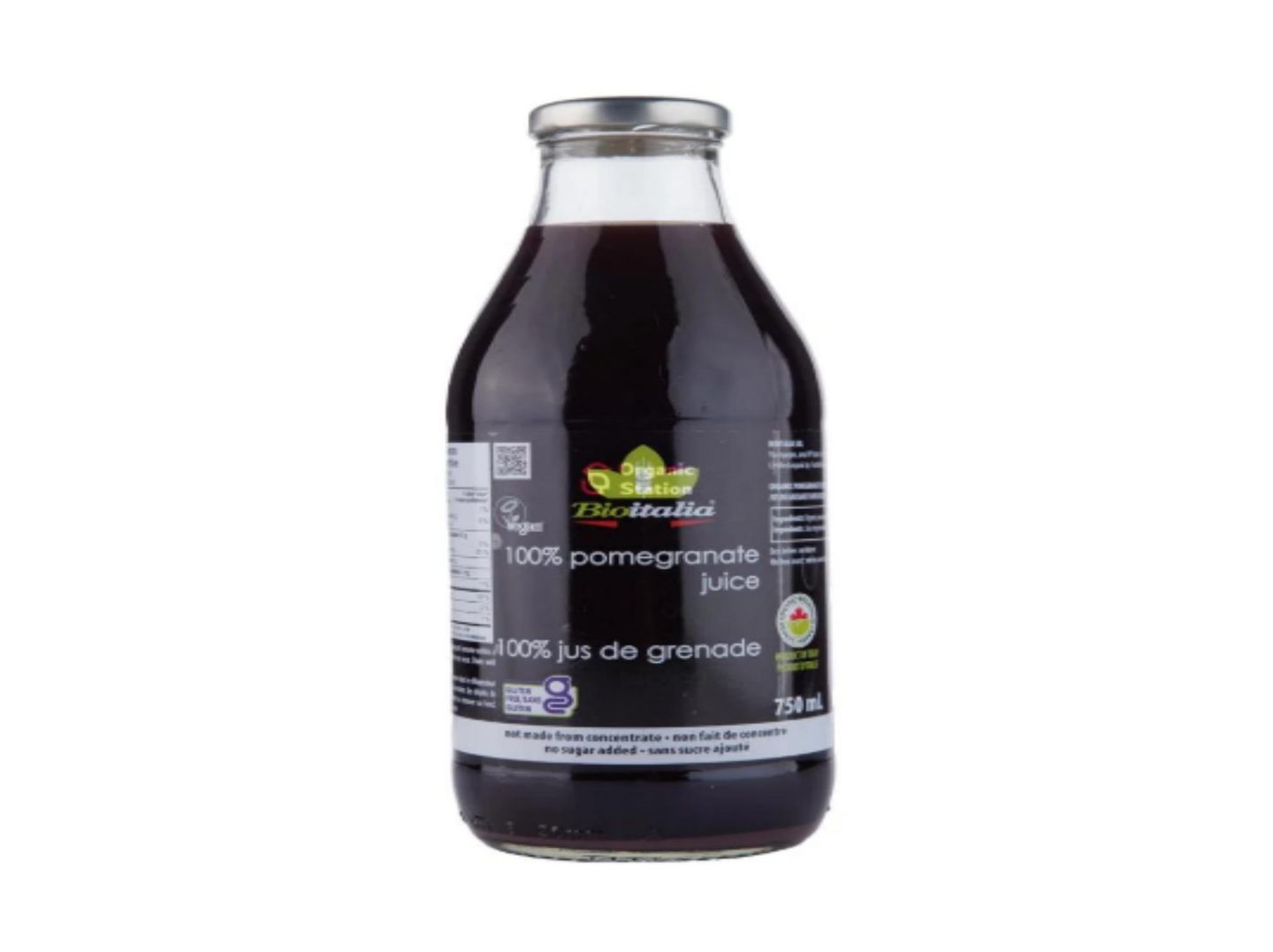 Bio Organic Unsweetened Pomegranate Juice 750ml