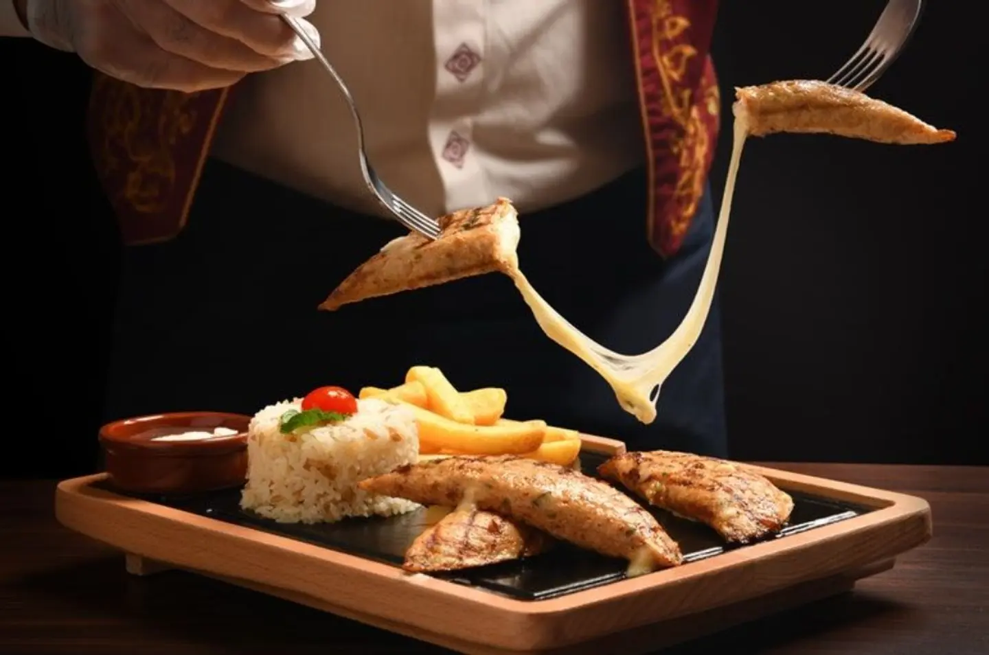 Chicken Kofta With Cheese