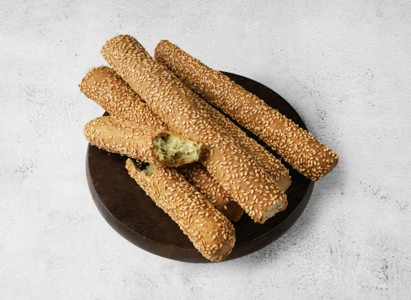 شابورة زعتر بالسمسم سكر خفيف