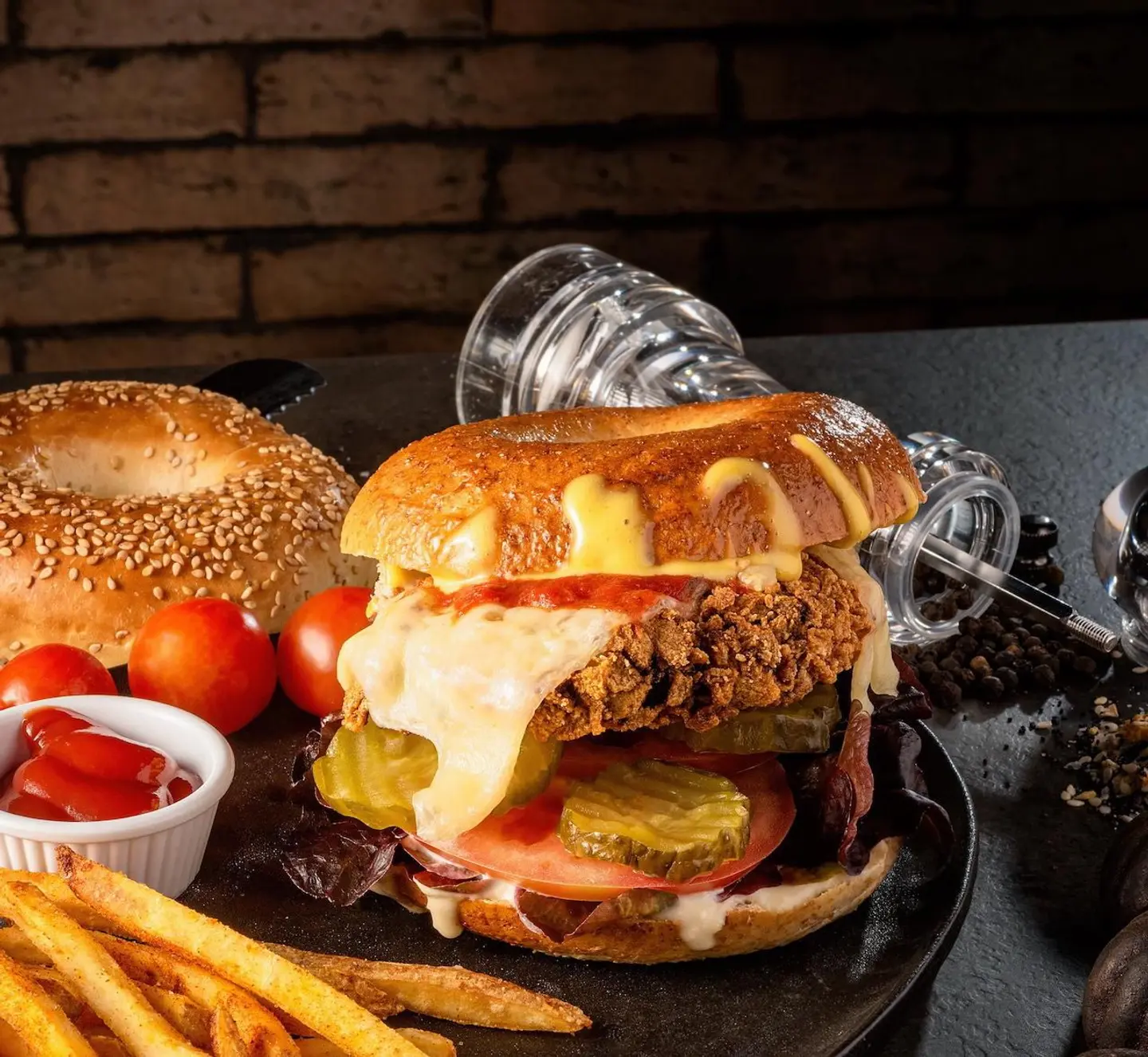 تريبيكا دجاج مقلي