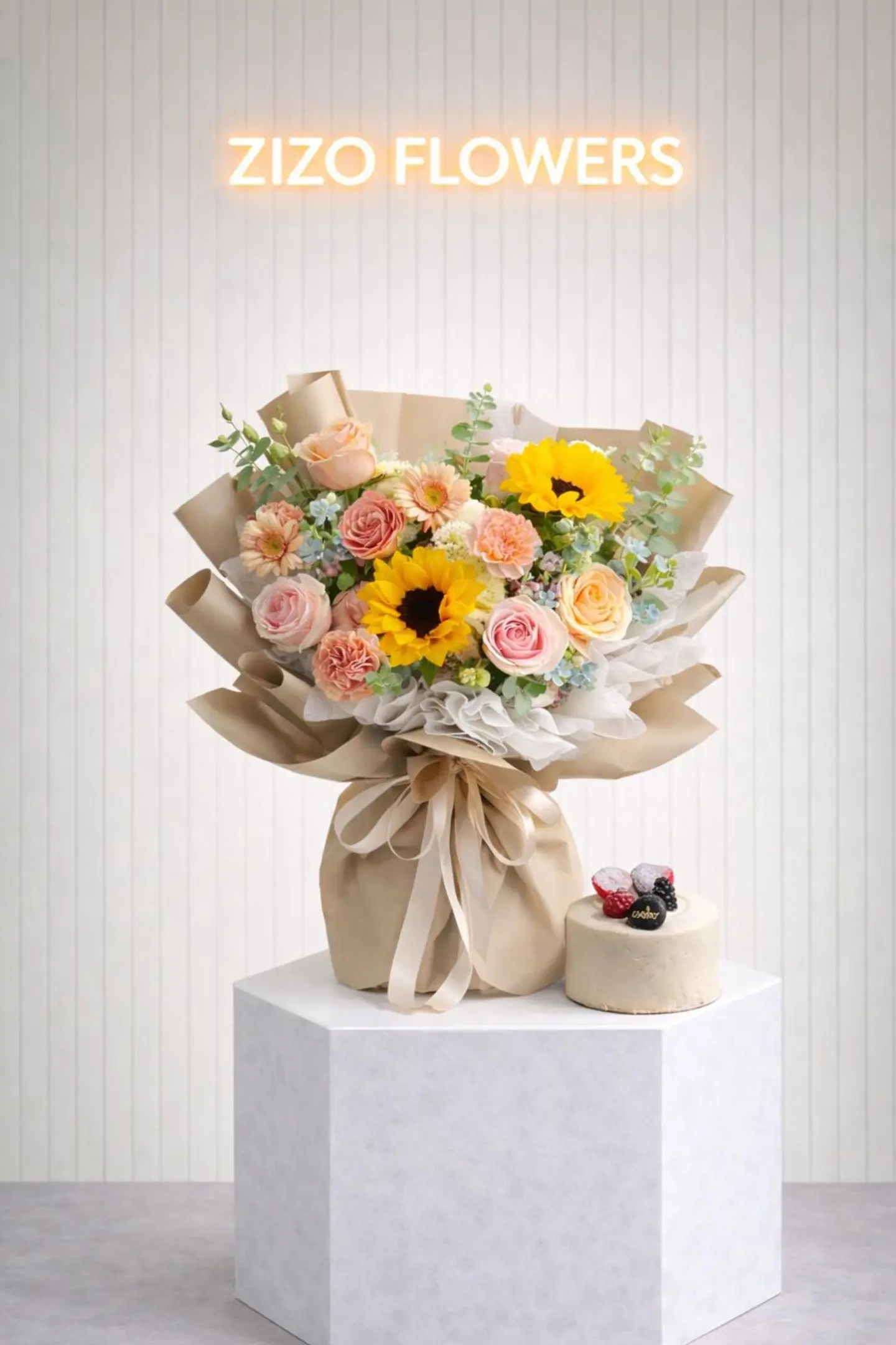 Rose With Kandera Cake 14