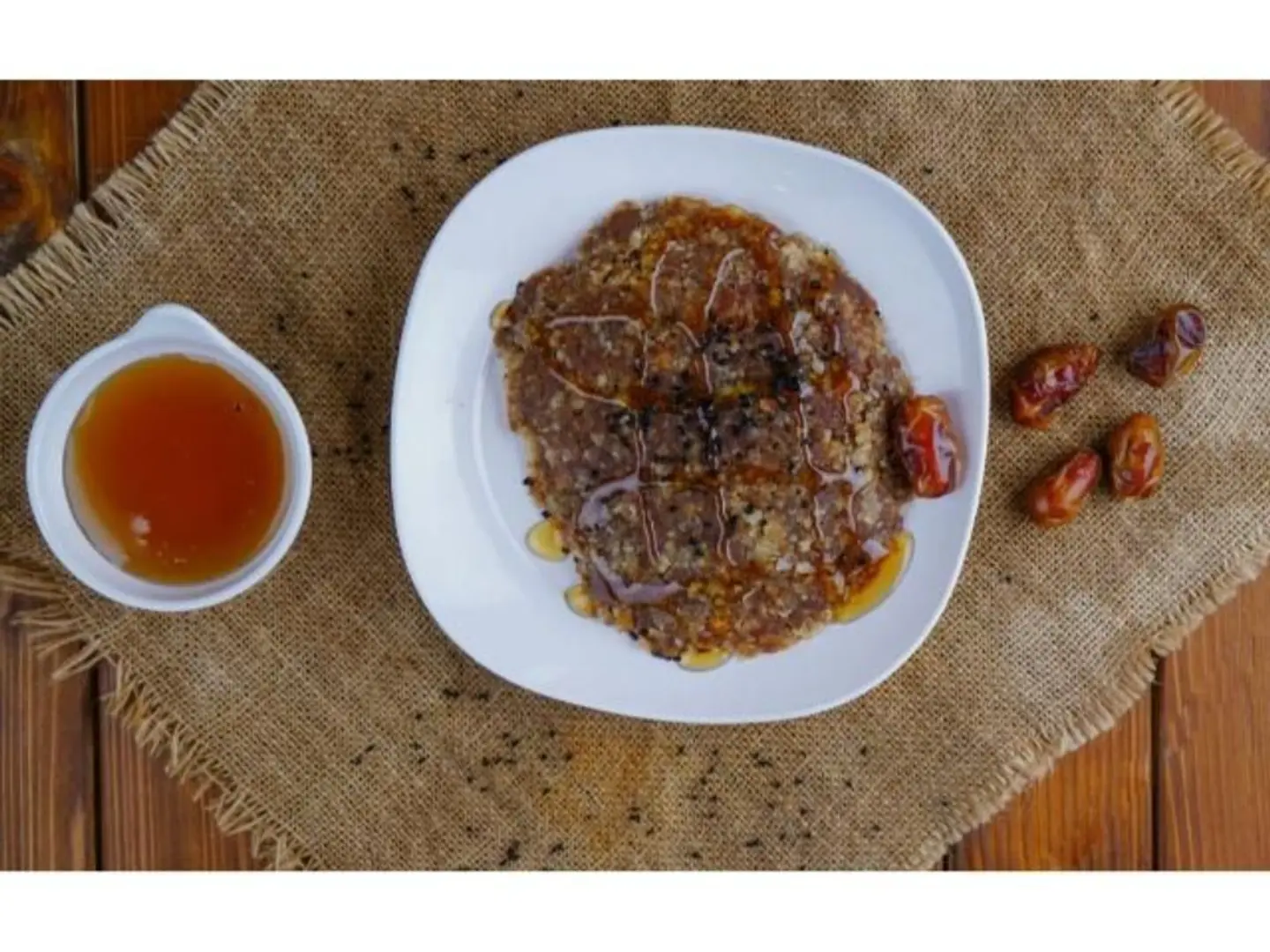 Fatteh With Dates And Honey
