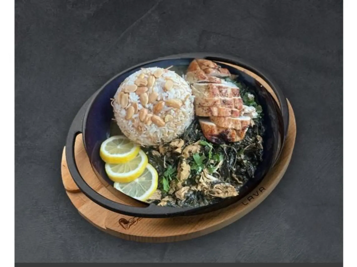 Mulukhiyah Chicken Shamyah And Rice
