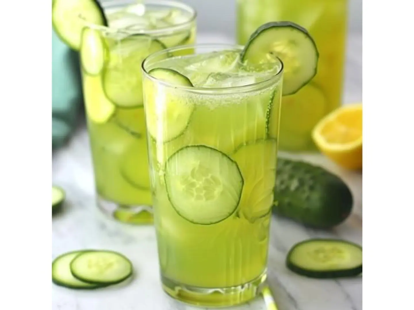 Cucumber Lemonade Pitcher