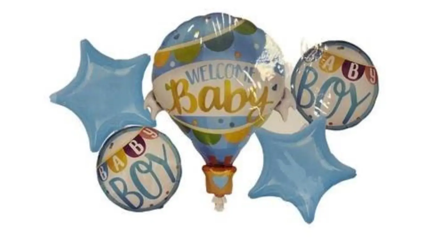 مجموعة بالونات مرحباً بالولد