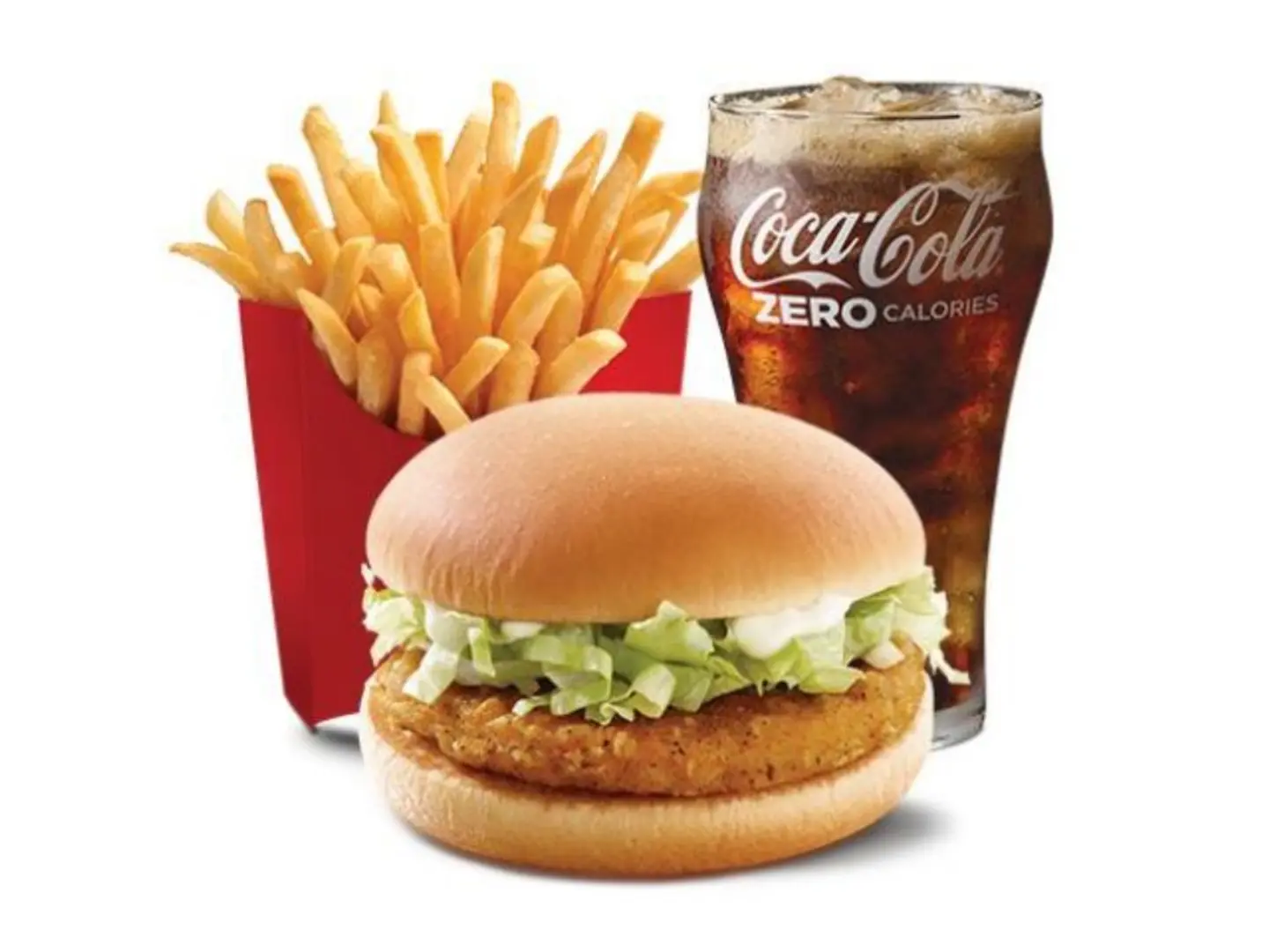 وجبة برجر دجاج