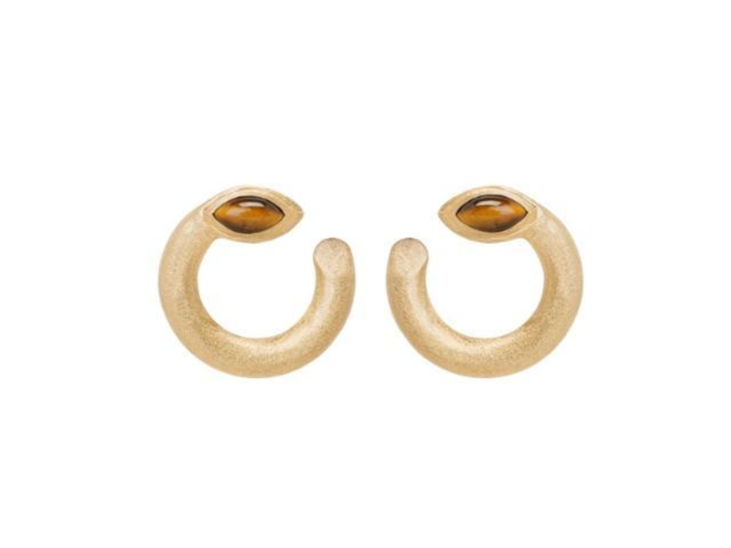 Arian Earrings Brown