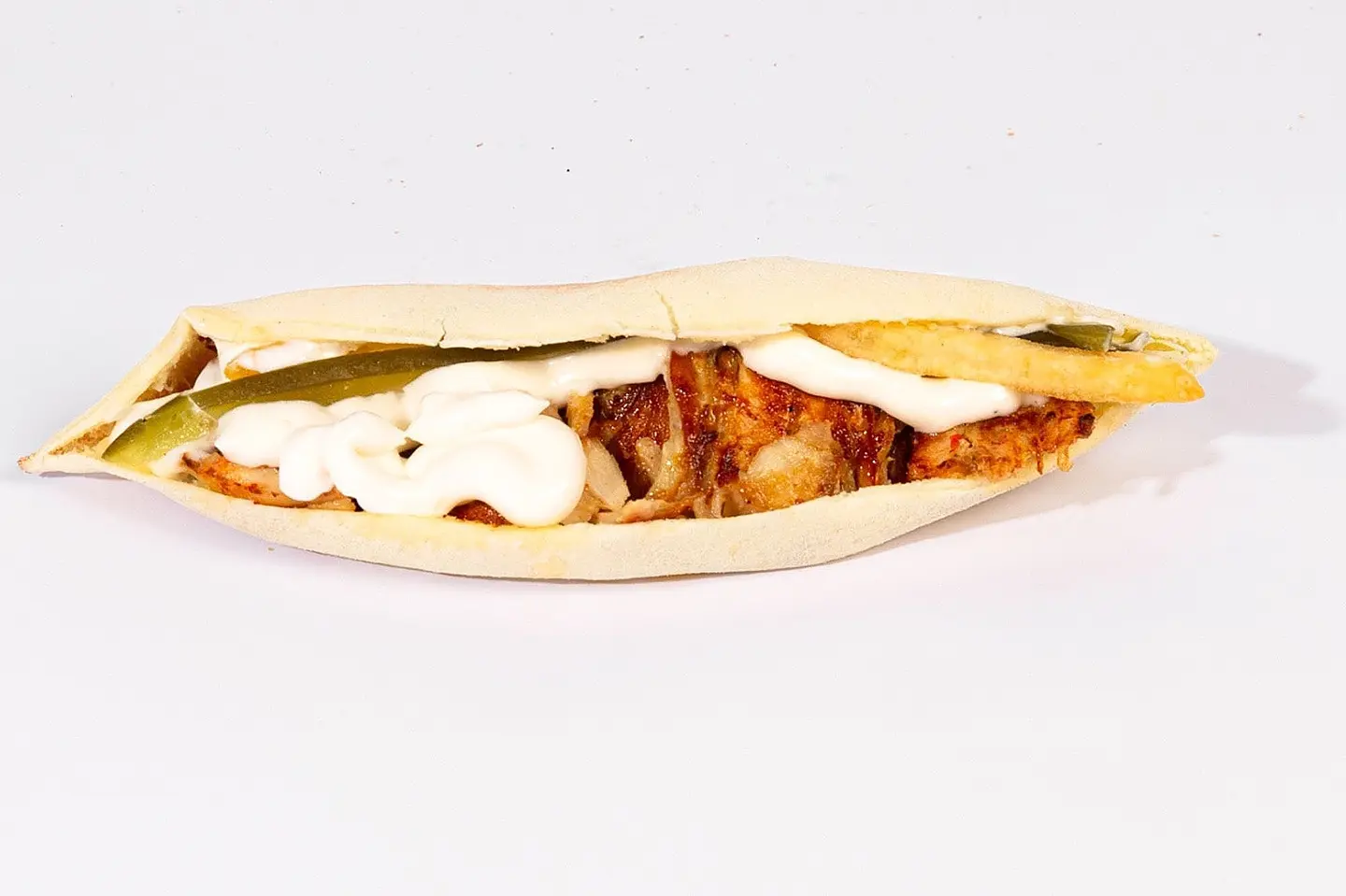 Chicken Shawarma Sandwich With Iraqi Bread